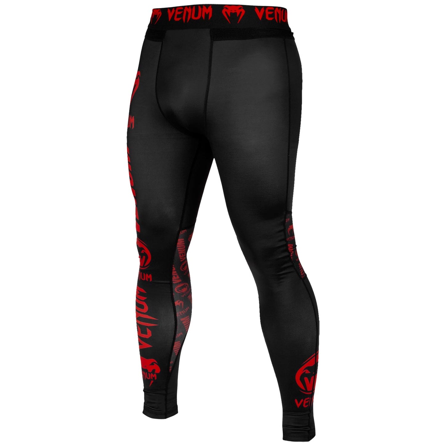 Mallas Venum Logos - Negro/Rojo