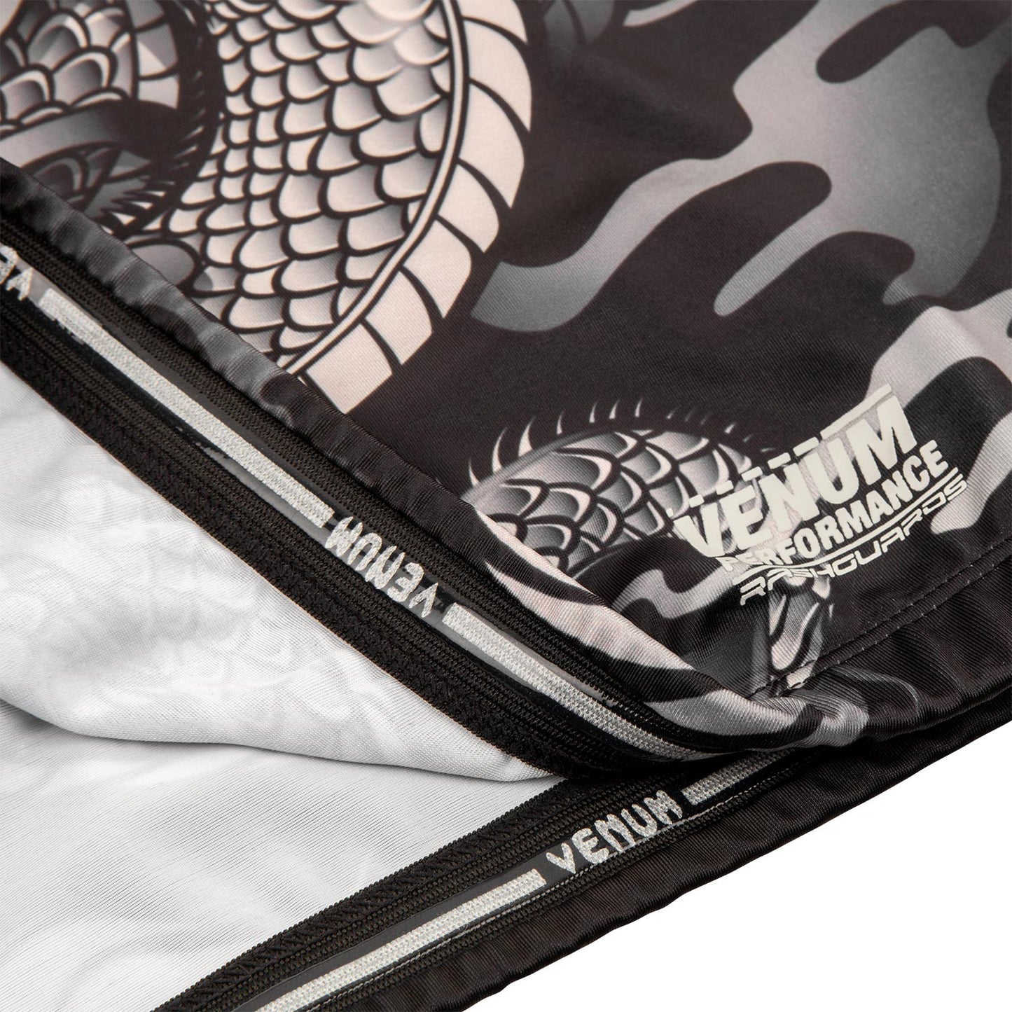 Rashguard Venum Dragon's Flight - Manga Larga - Negro/Arena