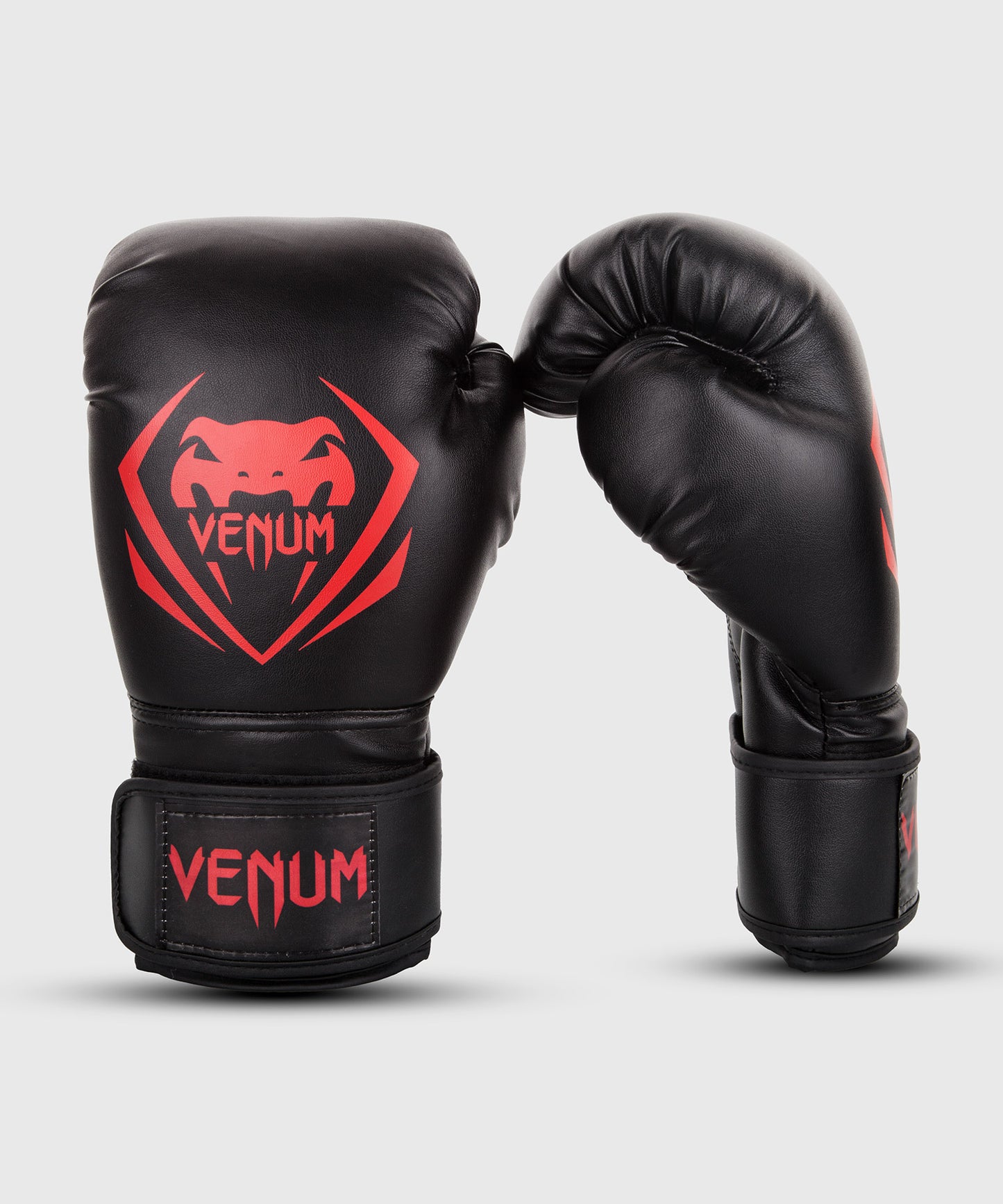 Guantes de Boxeo de Competición Venum  - Negro/Rojo