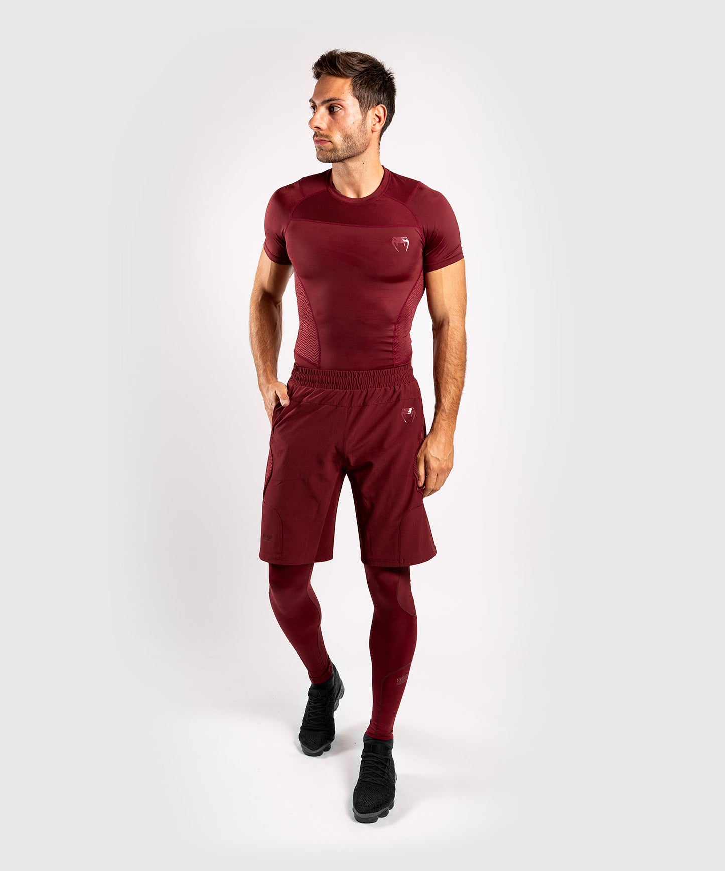 Venum G-Fit Rashguard - Manga corta - Burdeos