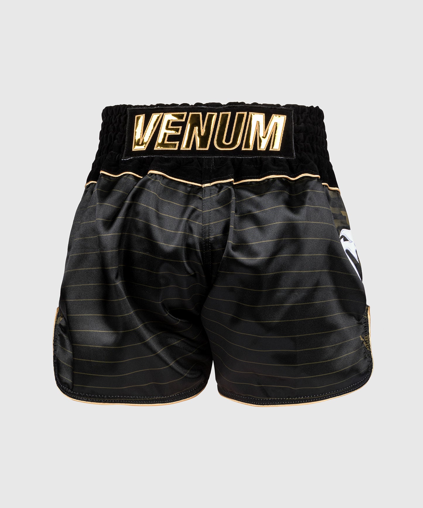Venum Attack Shorts de Muay Thai - Negro/Oro
