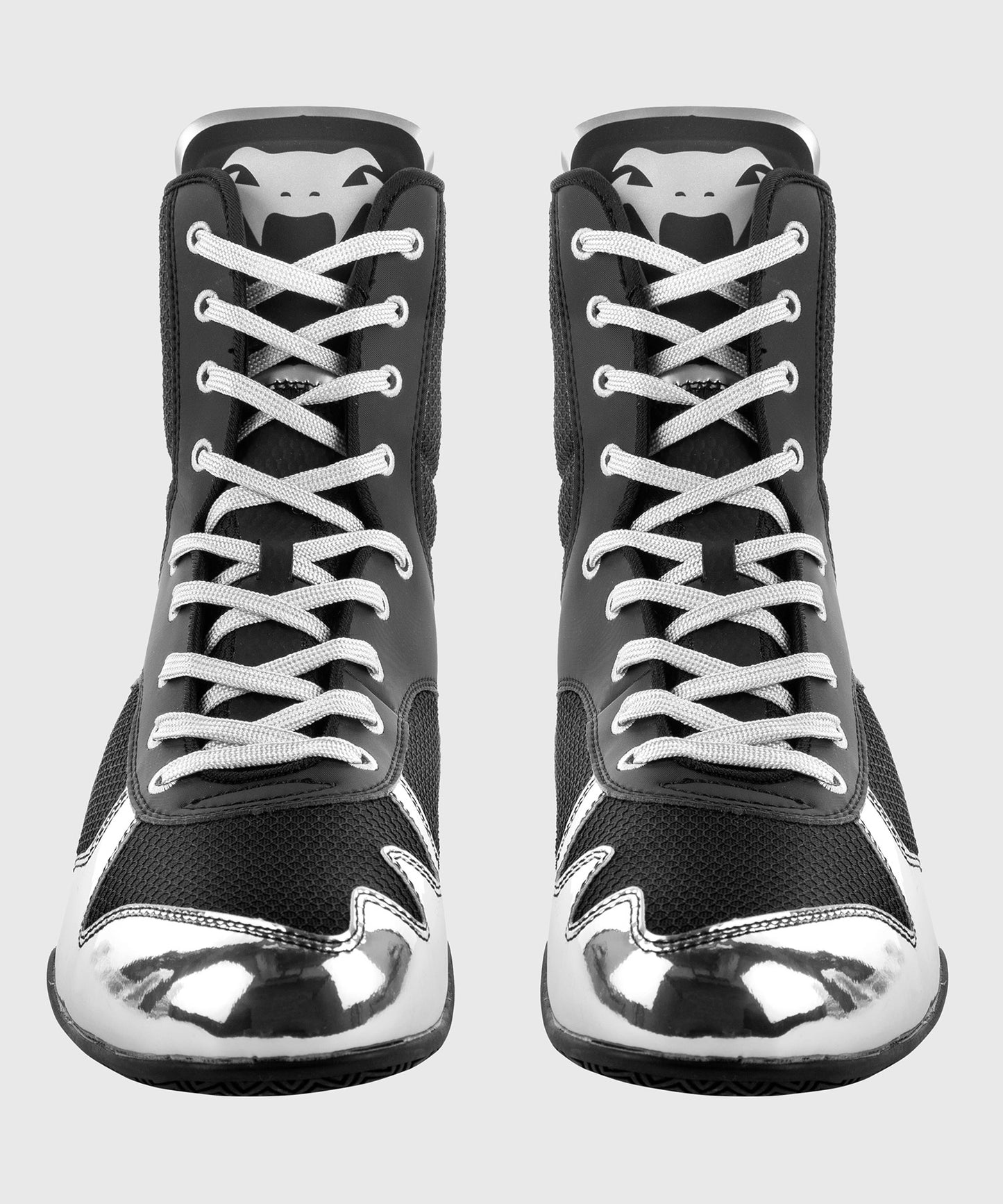 Zapatos de Boxeo Venum Elite - Negro/Plata