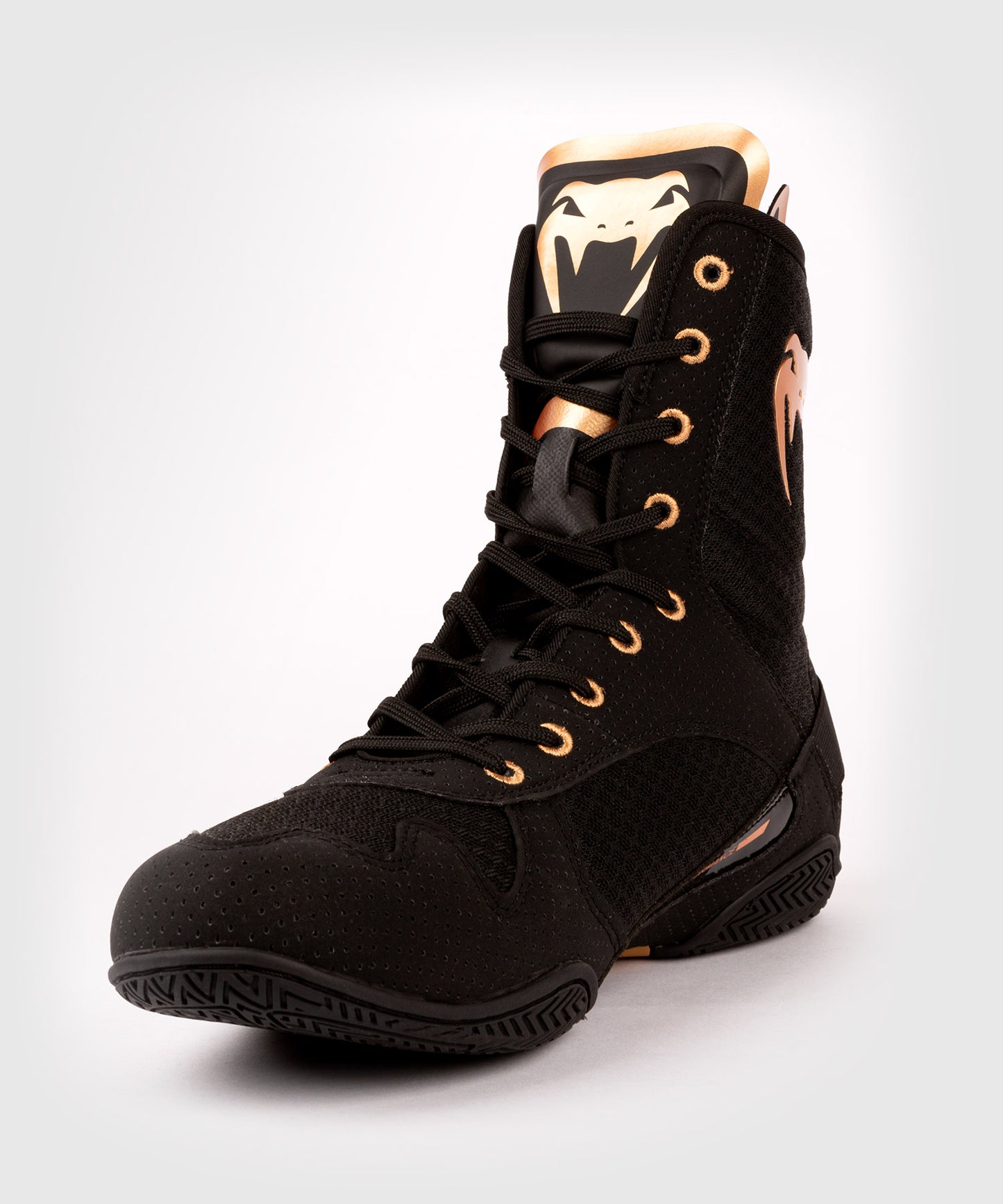 Zapatos de boxeo Venum Elite - Negro/Bronce