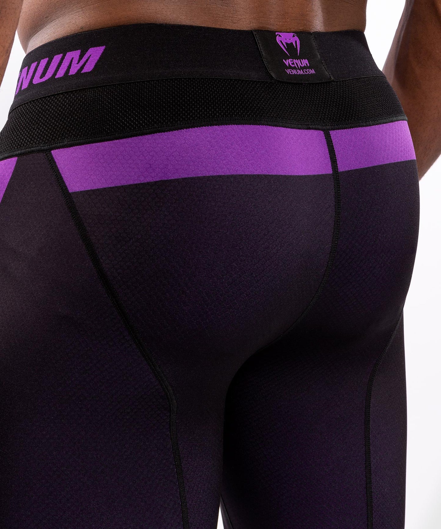 Pantalones de compresión Venum No Gi 3.0 - Negro/Morado