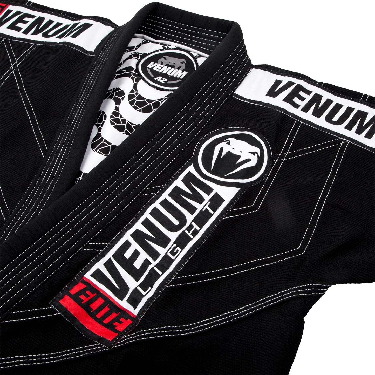Kimono de BJJ Venum Elite Light 2.0 - Negro