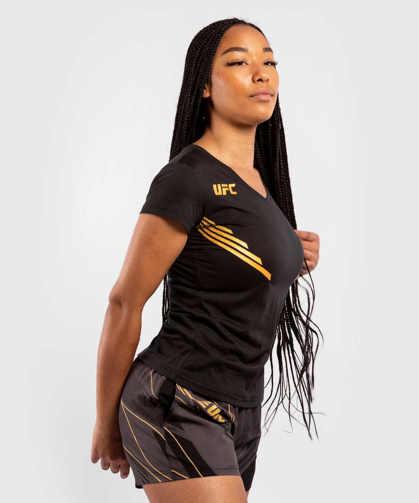Camiseta Para Mujer UFC Venum Replica - Campeón