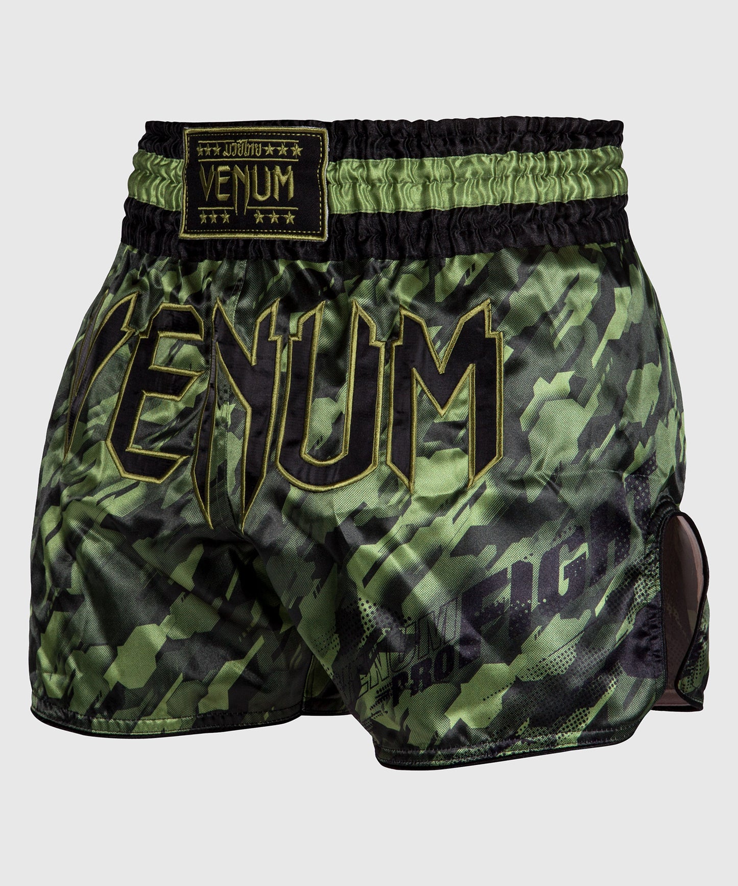 Pantalones Cortos de Muay Thai Venum Tecmo - Caqui