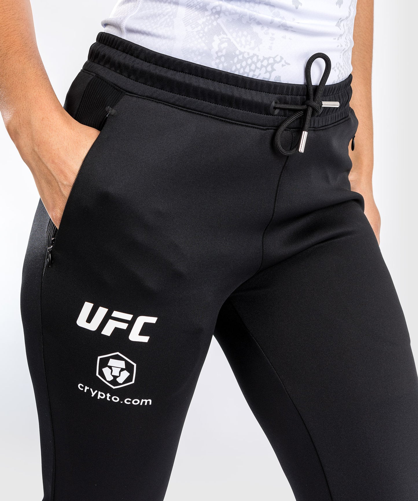 UFC Adrenaline by Venum Authentic Fight Night Pantalón Walkout para Mujer - Negro