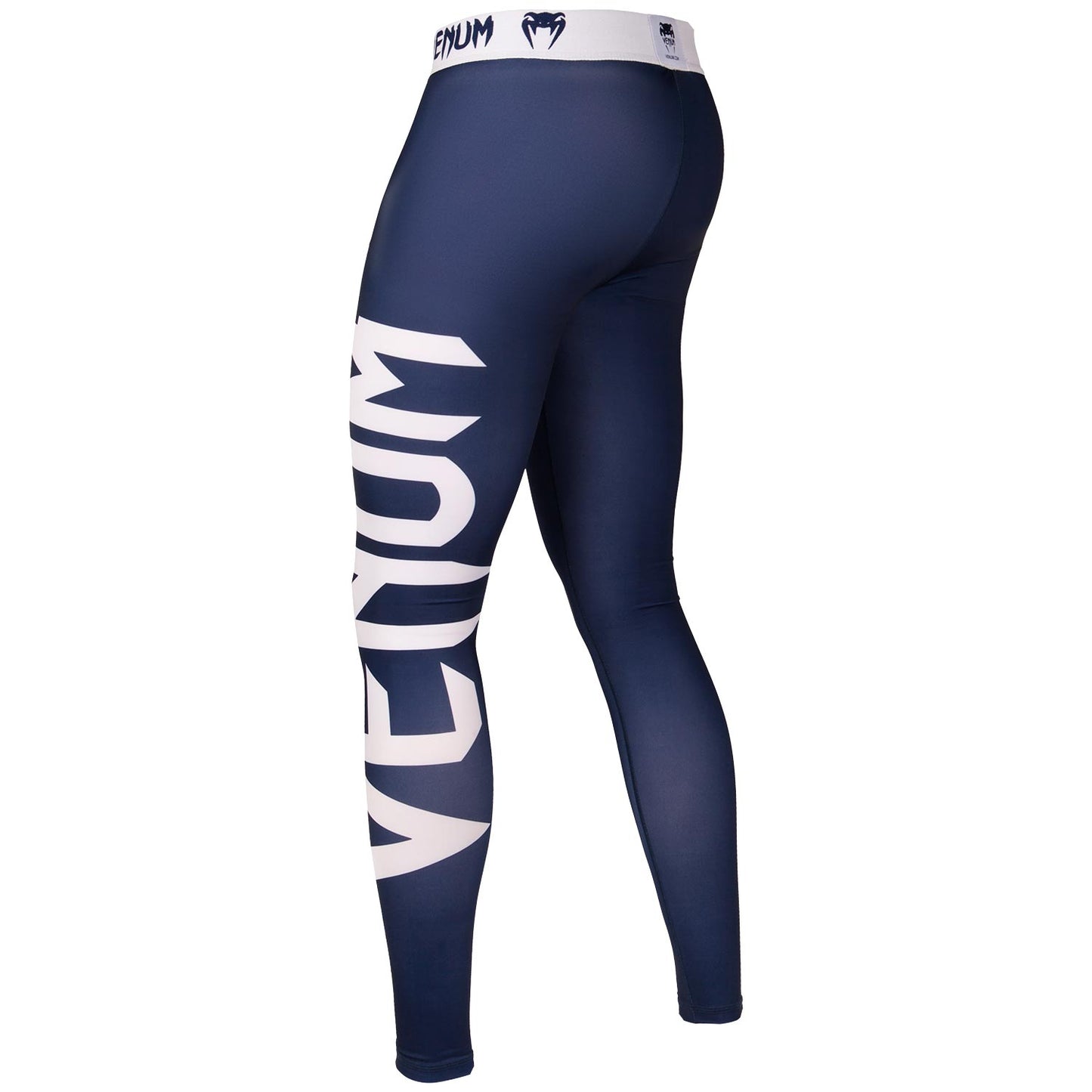 Pantalones de compresión Venum Giant - Azul Marino/Blanco