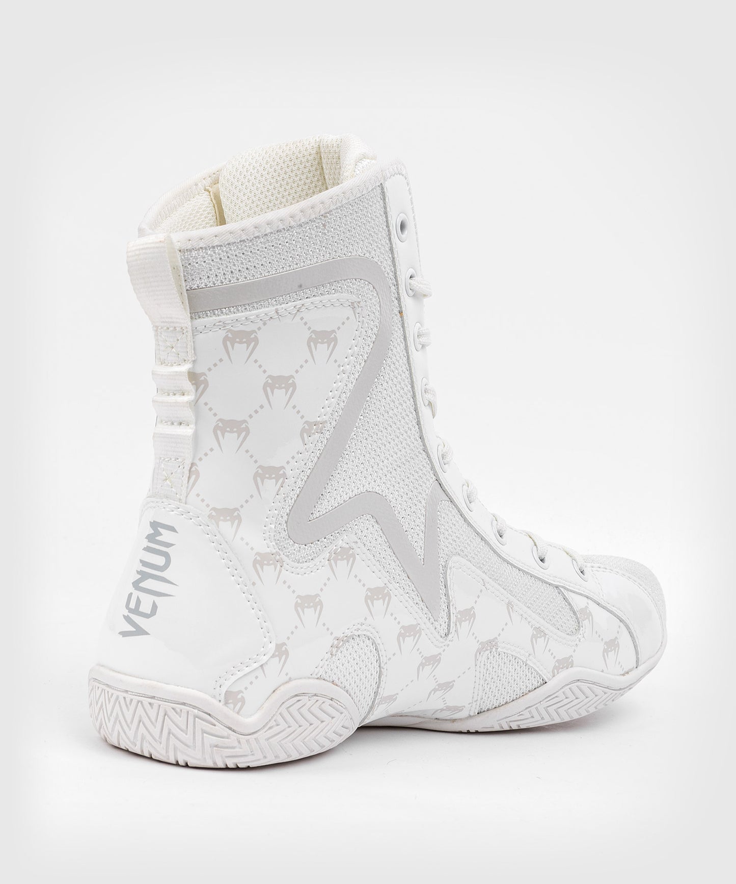 Zapatos de Boxeo Venum Elite Evo Monogram - Blanco/Blanco Hueso