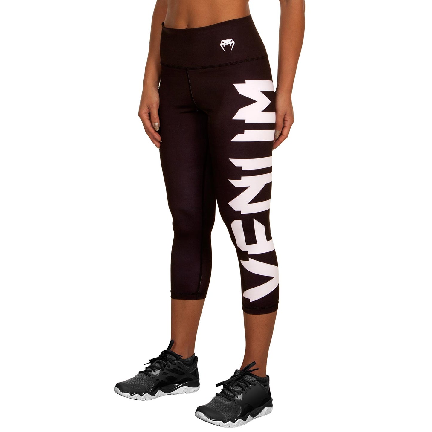 Leggins cortos Venum Giant - Negro