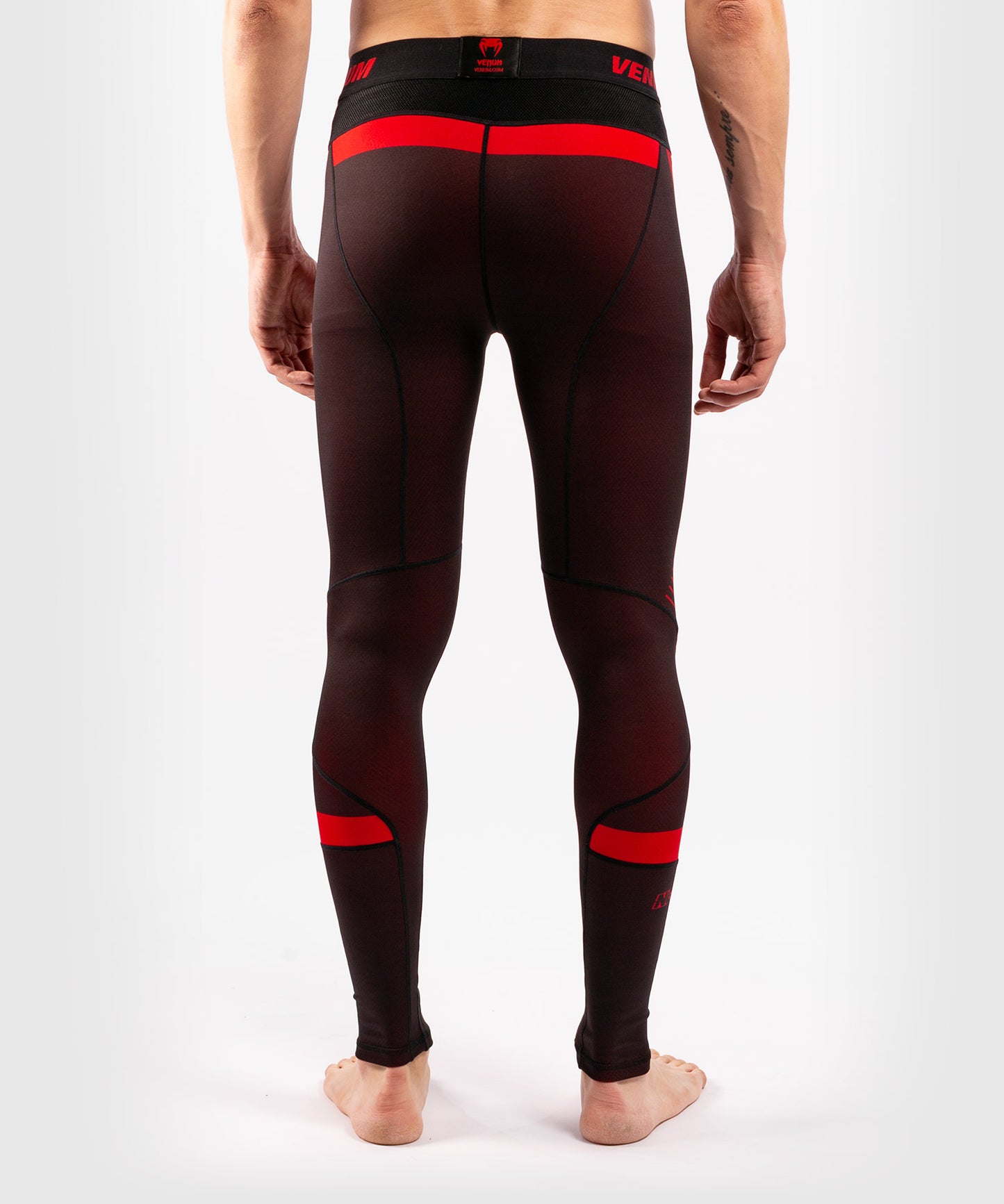Pantalones de compresión Venum No Gi 3.0 - Negro/Rojo