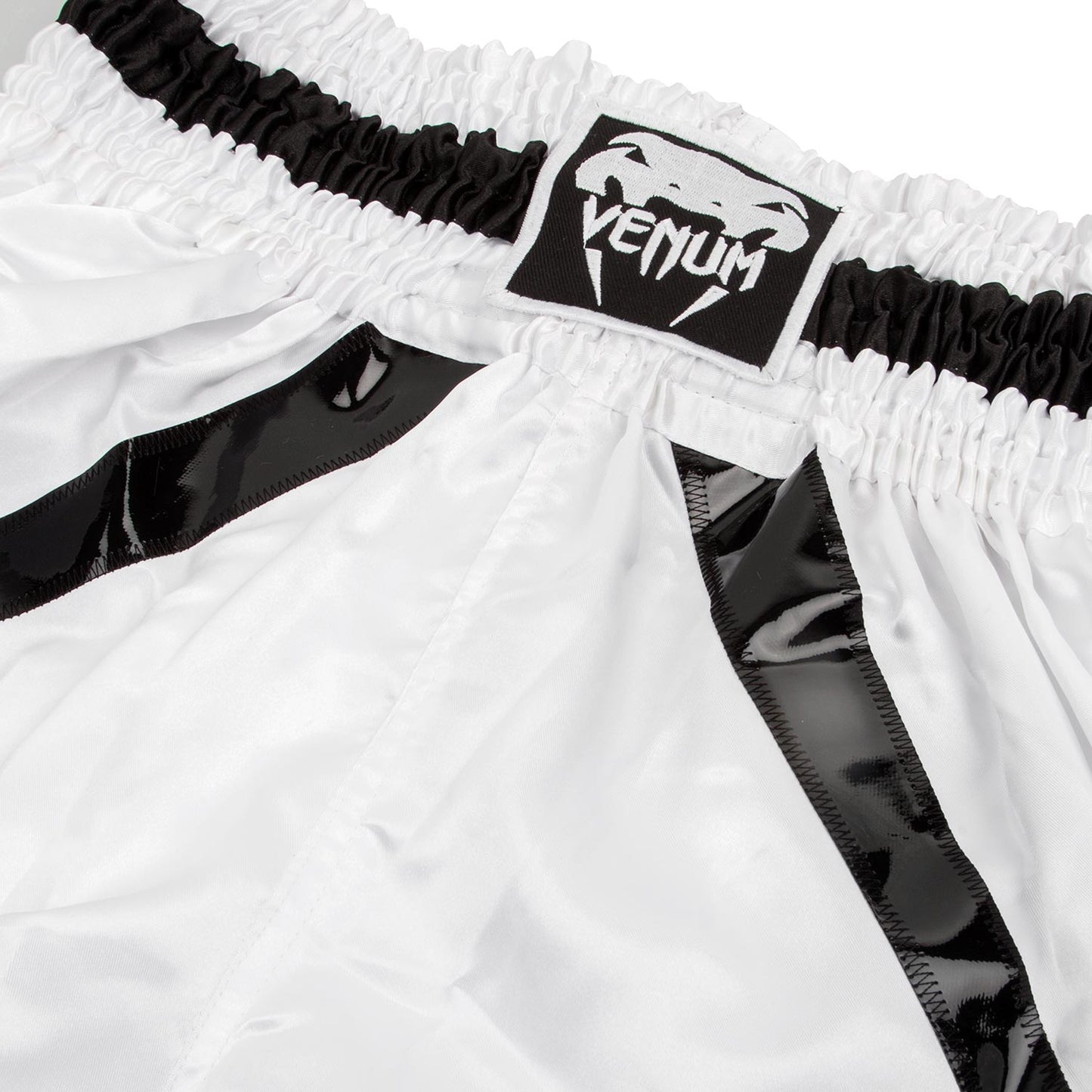 Pantalones de Boxeo Venum Elite - Blanco/Negro