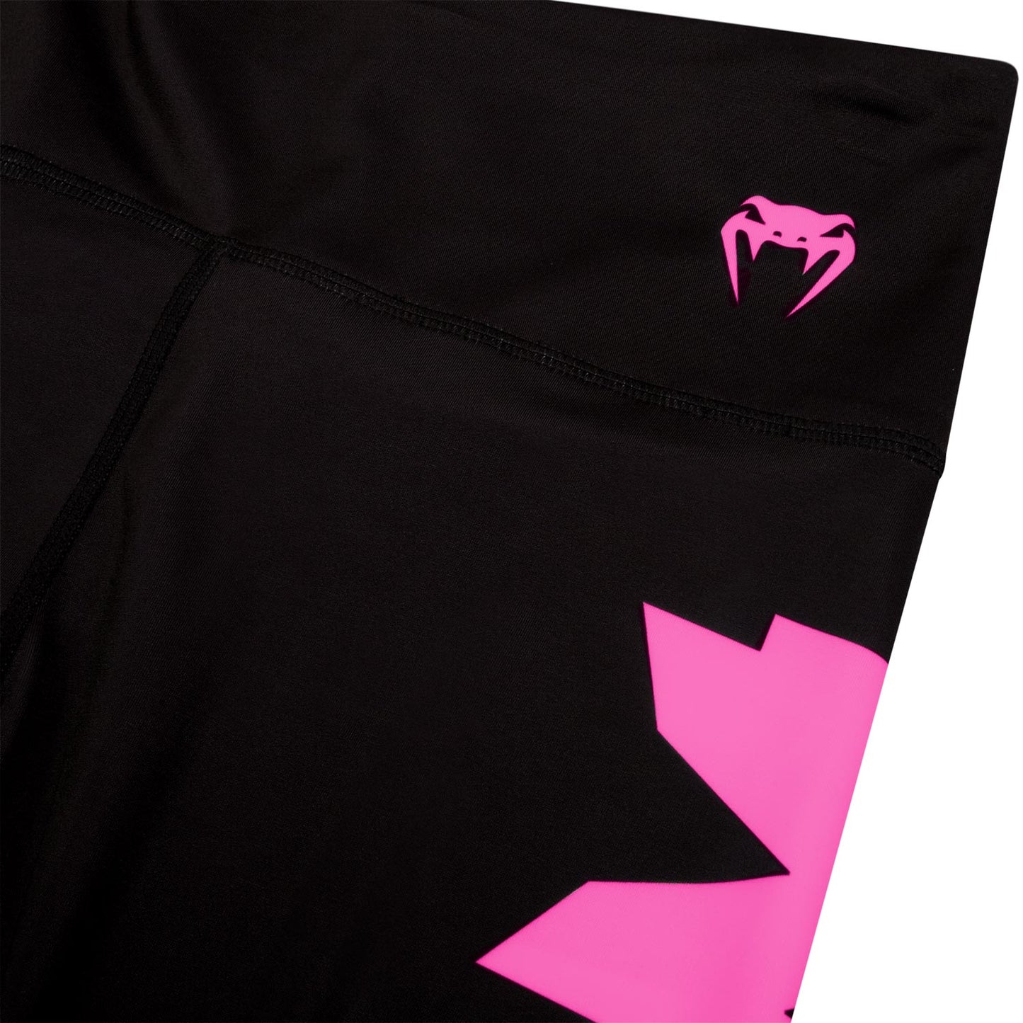 Leggins cortos Venum Giant - Negro/Rosa Fluo