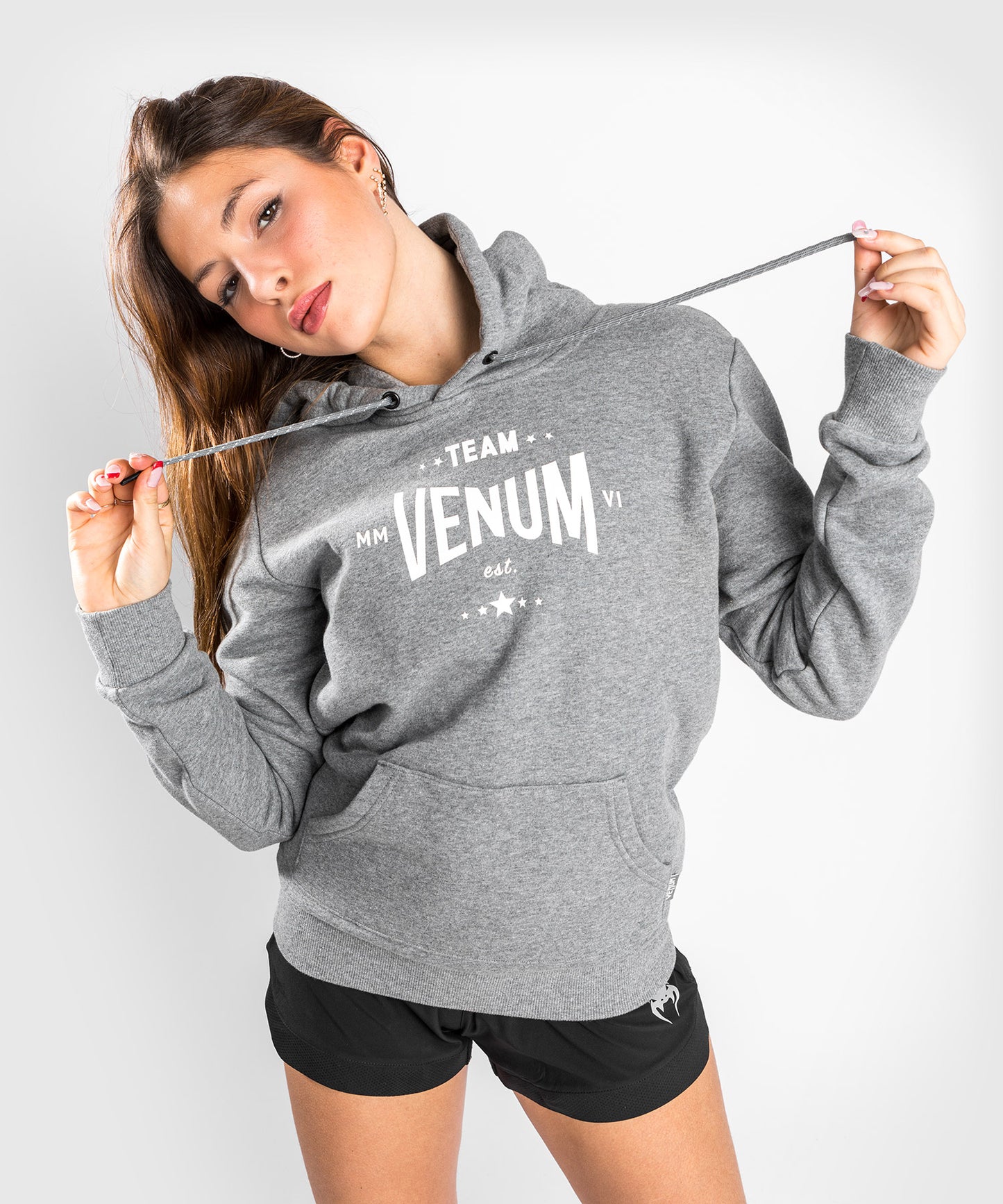 Sudadera con capucha Venum Team 2.0 - Para mujer - Gris claro