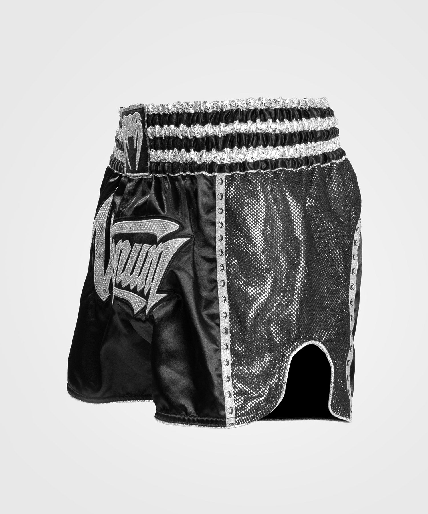 Pantalones Cortos de Boxeo Tailandés Venum Classic - Plata/Negro – Venum  España