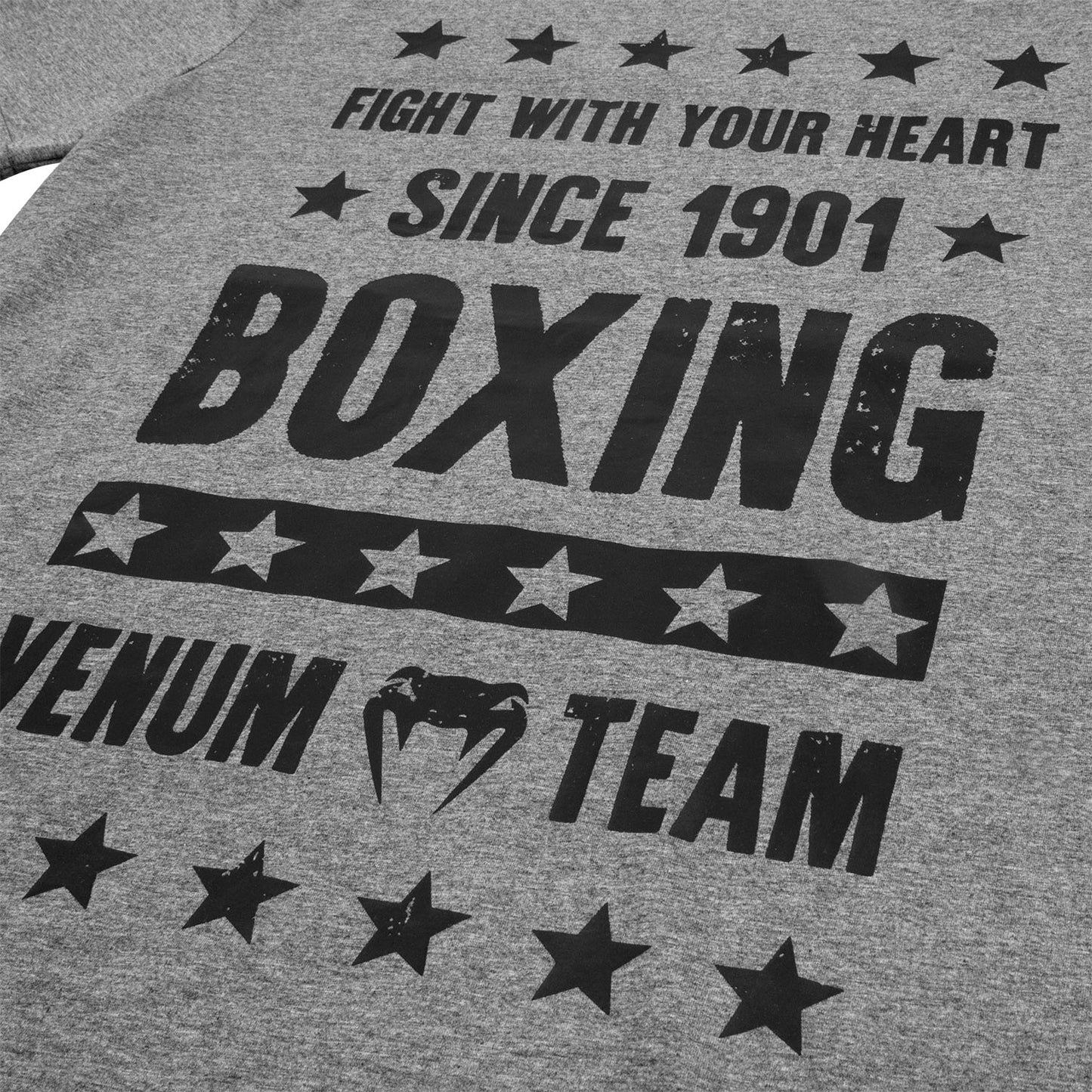 Camiseta Venum Boxing Origins - Gris Ceniza