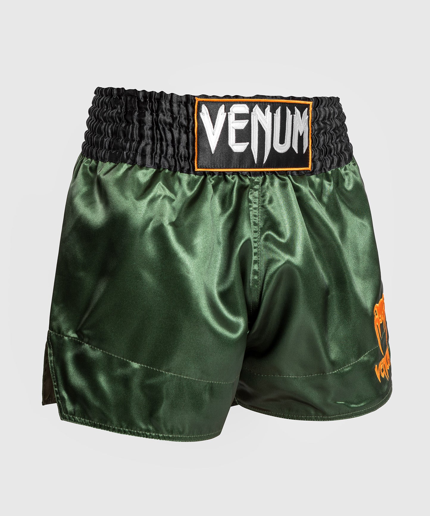 Venum Classic Pantalón corto de muay thai - Verde/Dorado/Negro