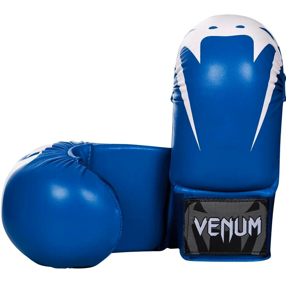 Guantes de Karate Venum Giant  - Sin pulgares - Azul