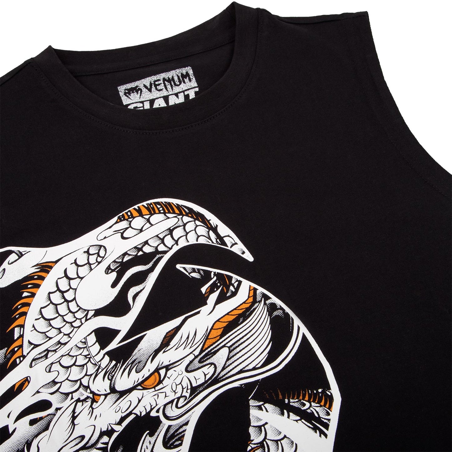 Camiseta sin Mangas Venum Giant x Dragon - Negro/Blanco