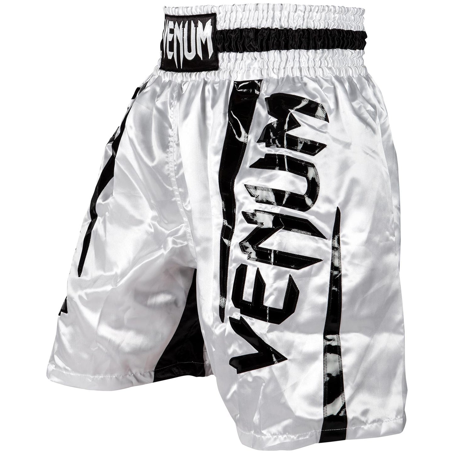 Pantalones de Boxeo Venum Elite - Blanco/Negro