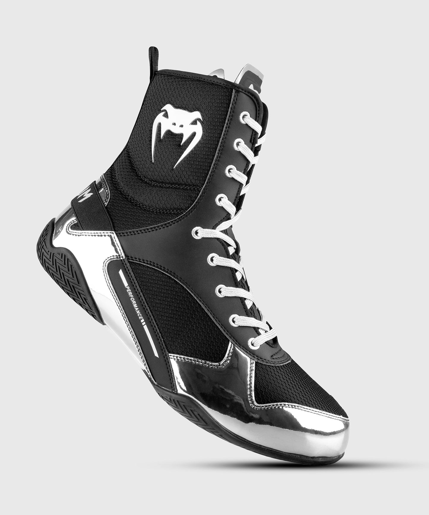 Zapatos de Boxeo Venum Elite - Negro/Plata