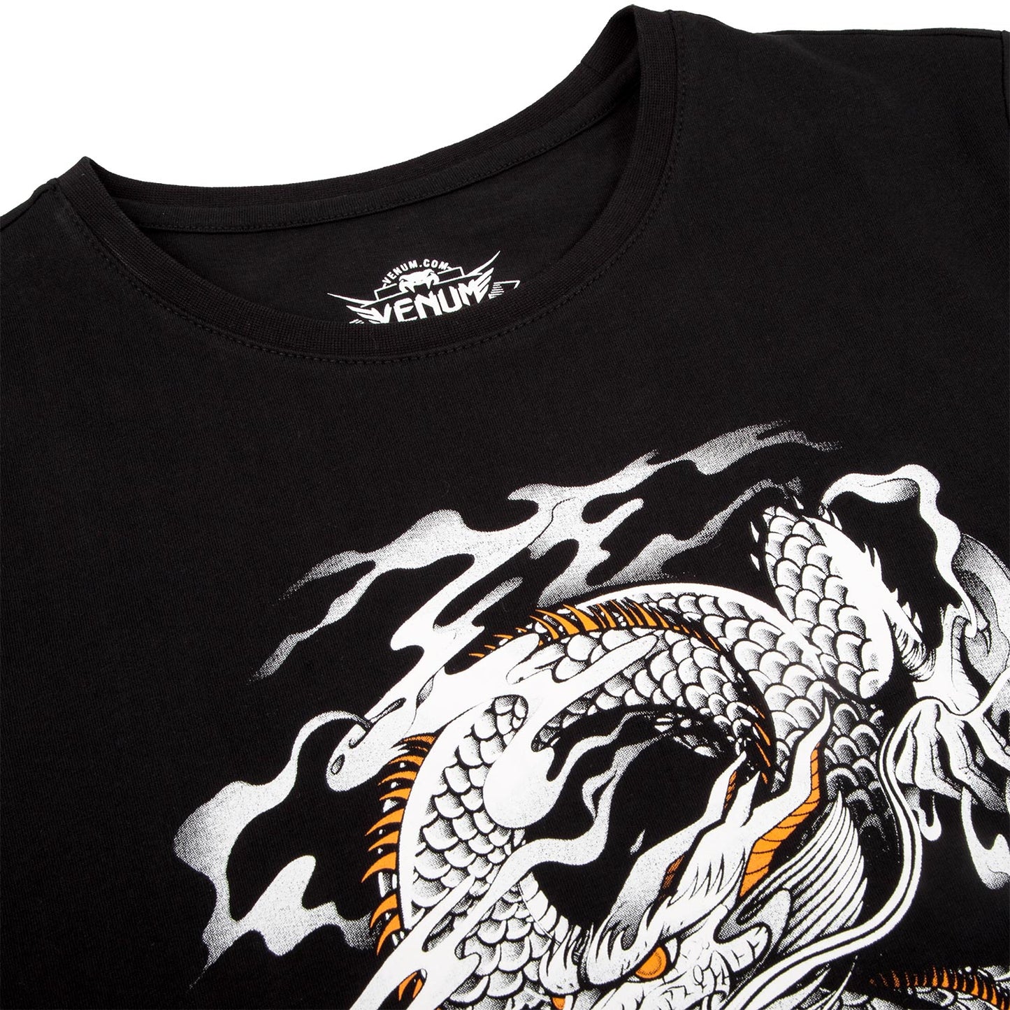 Camiseta Venum Dragon's Flight - Negro/Blanco