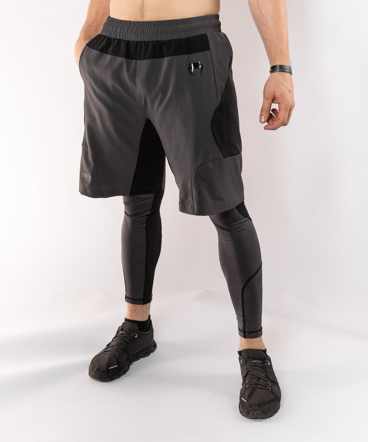Pantalón corto de entrenamiento Venum G-Fit - Gris/Negro