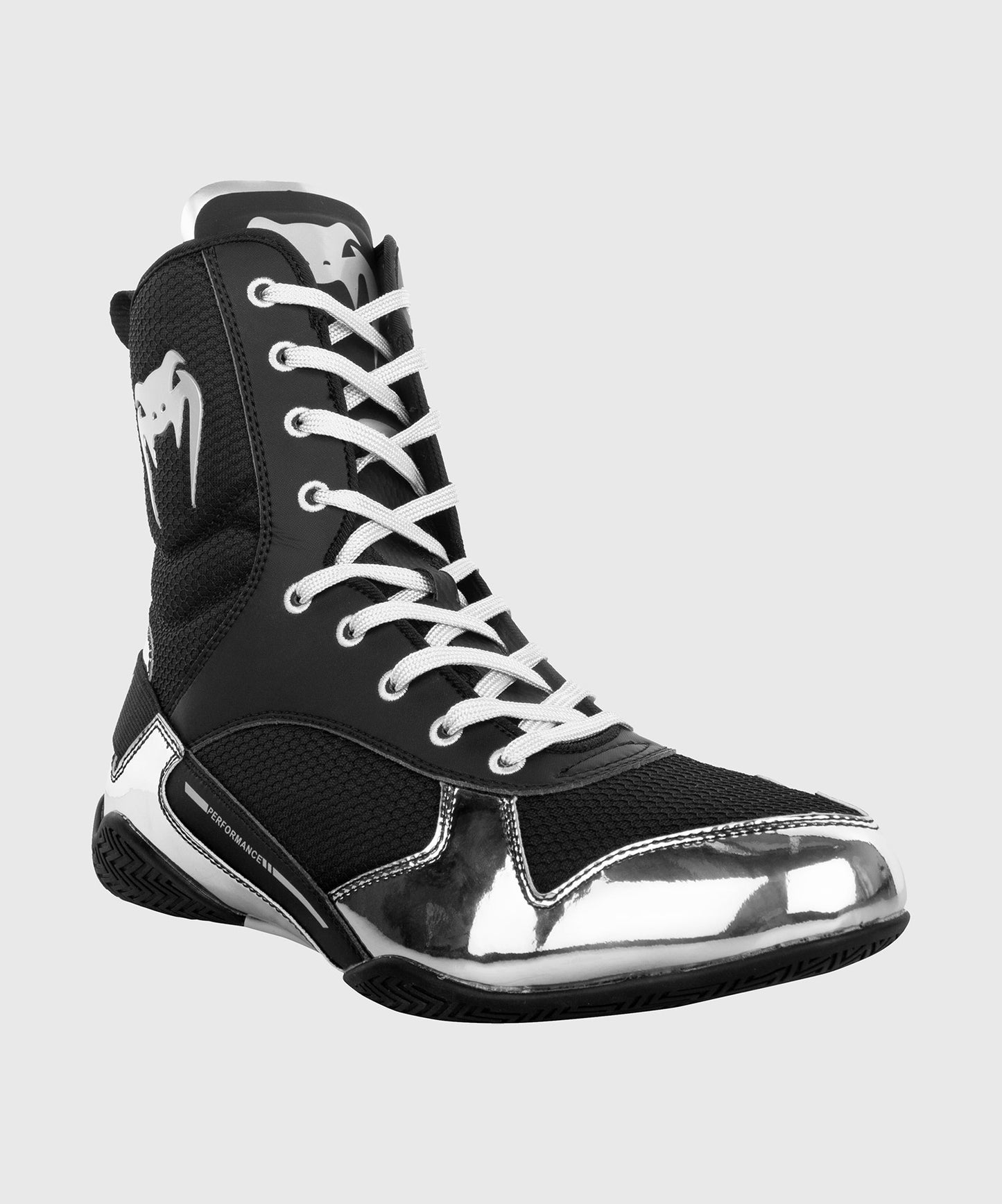 Zapatos de Boxeo Venum Elite - Negro/Plata
