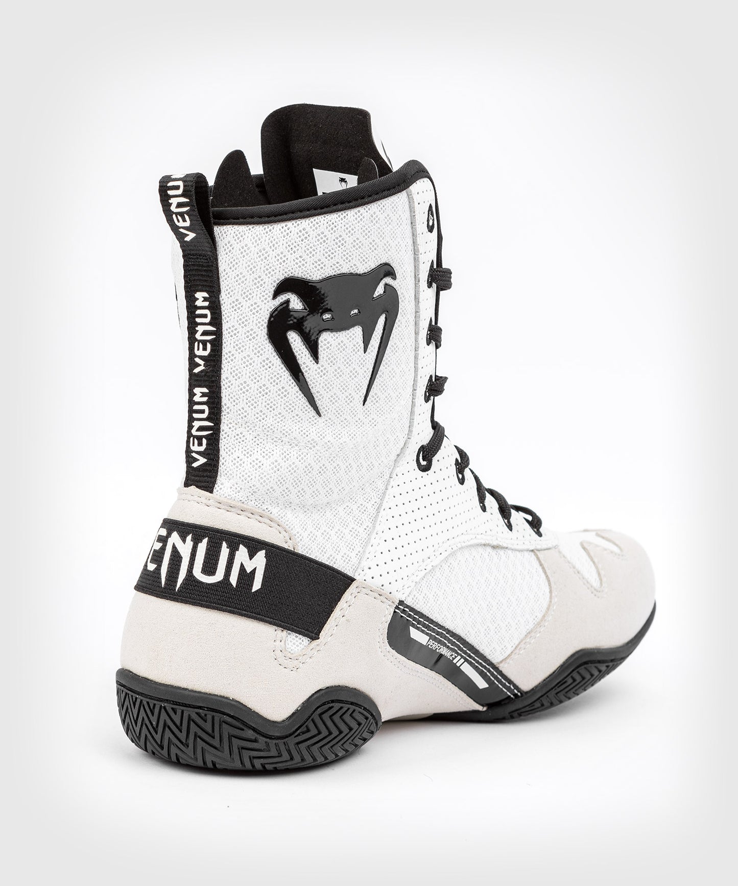 Zapatos de boxeo Venum Elite - Blanco/Negro