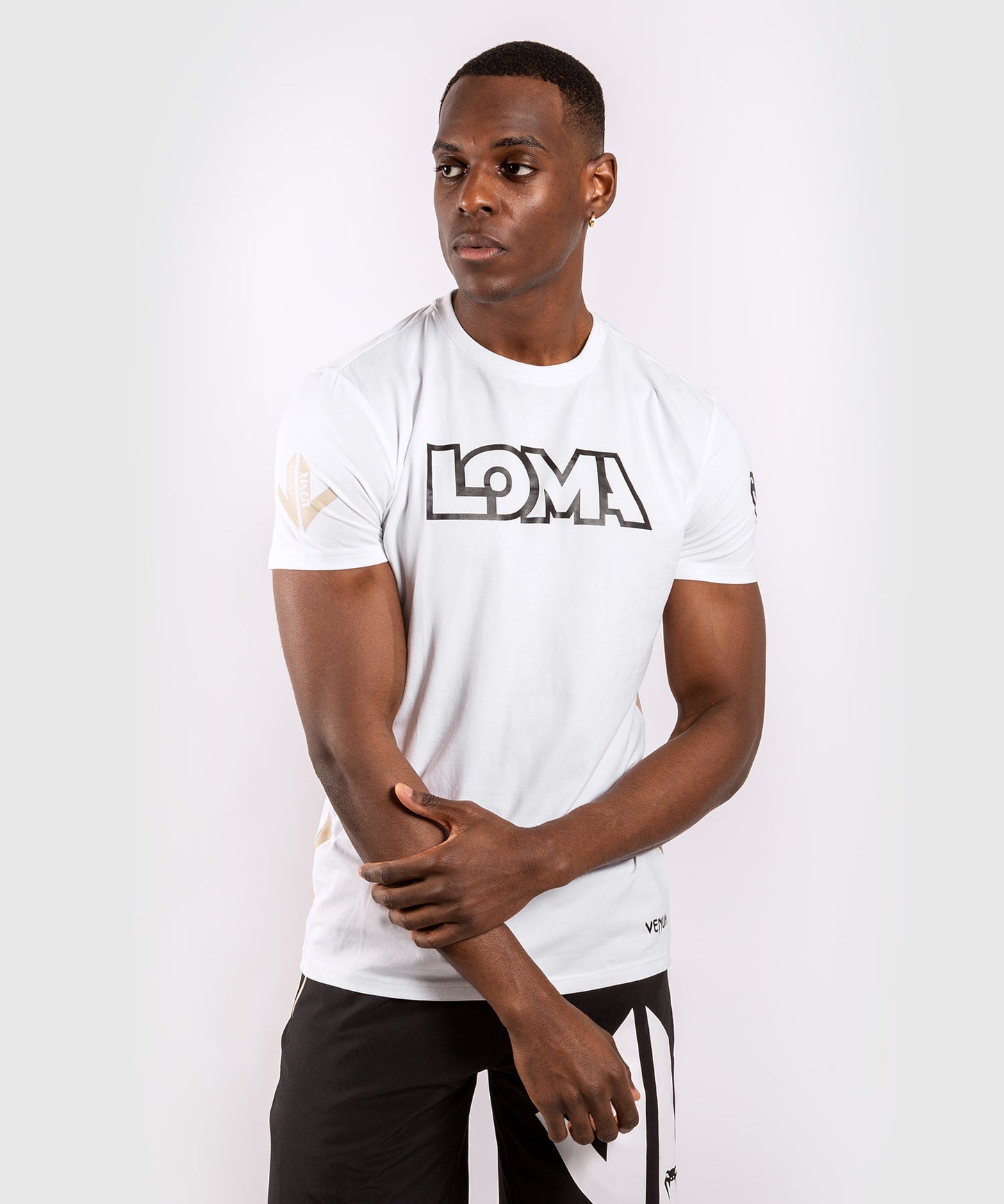 Camiseta Venum Origins - colección "LOMA" - Blanco/Negro