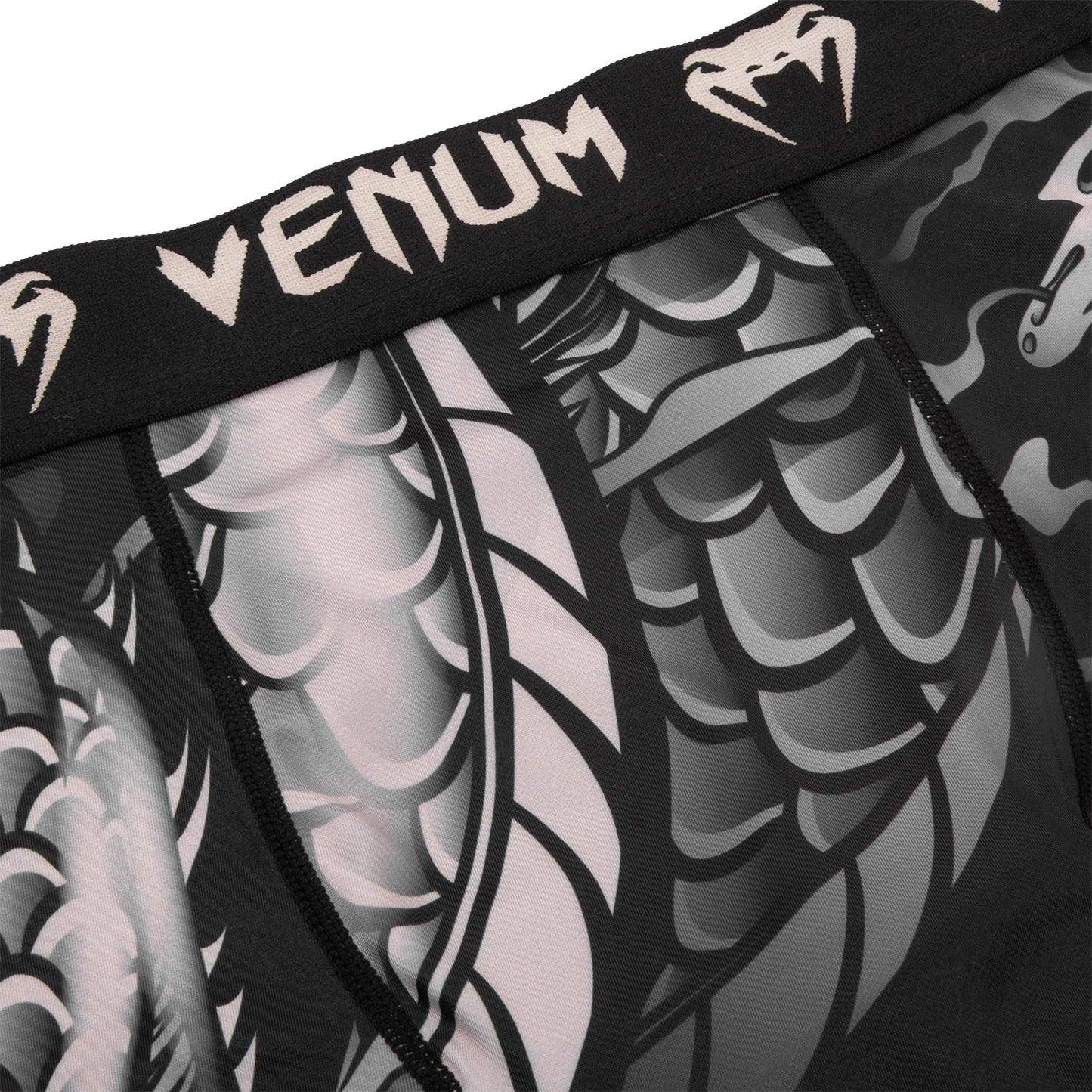 Mallas cortas Venum Dragon's Flight - Negro/Arena