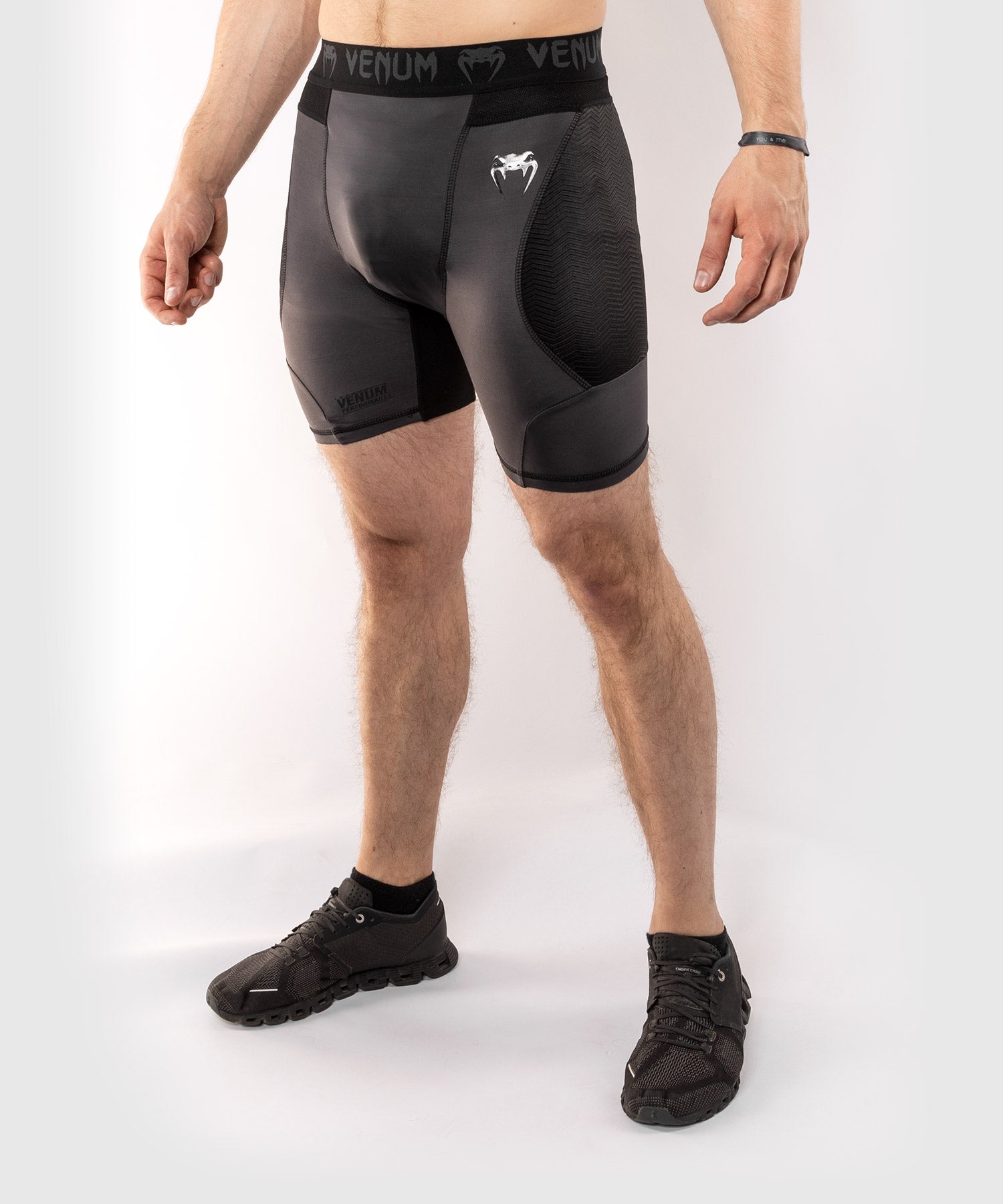 Venum Attack Pantaloni a Compressione da Uomo - Blu Navy – Dragon Bleu