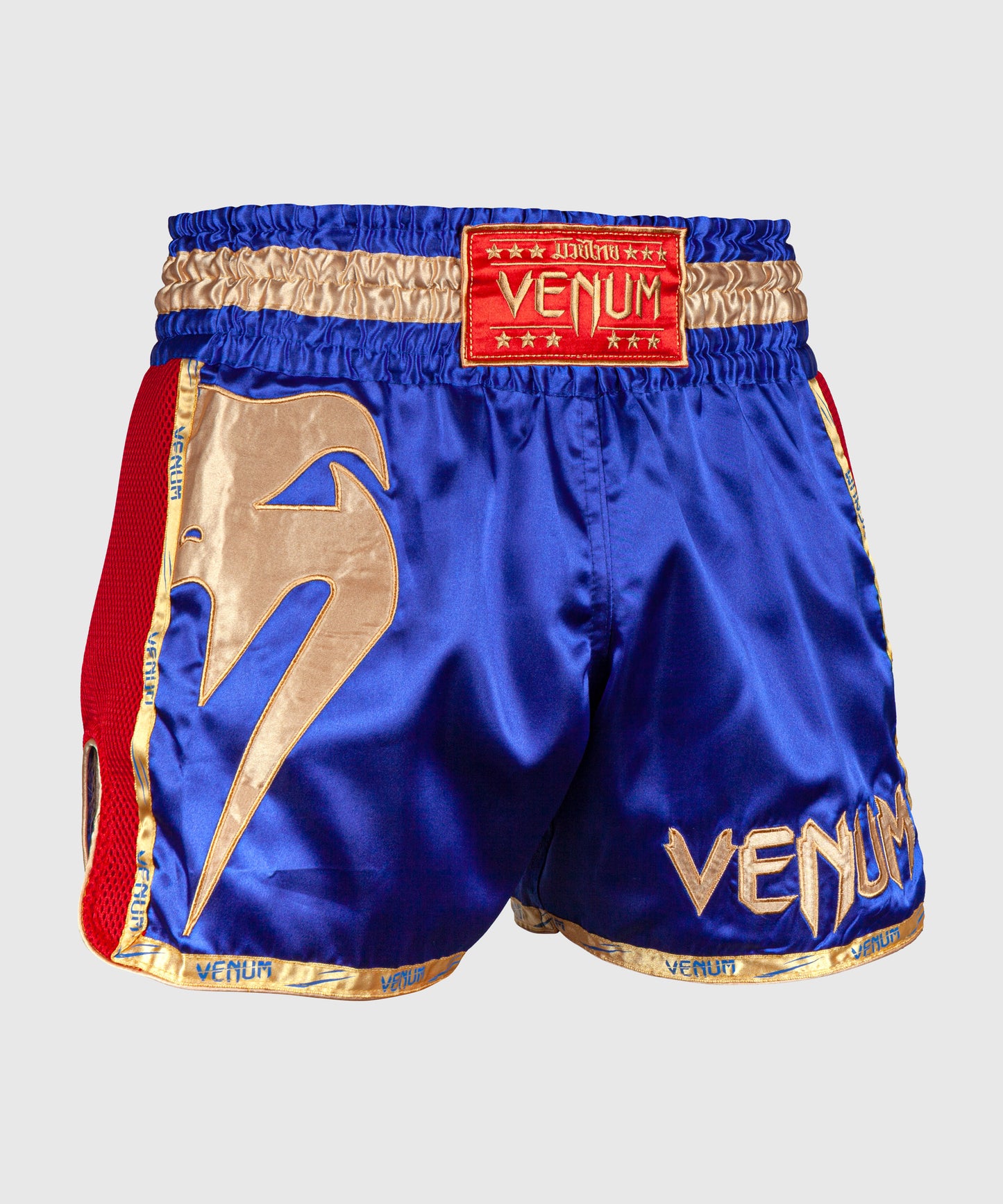 Pantalones Cortos de Muay Thai Venum Giant - Navy/Gold