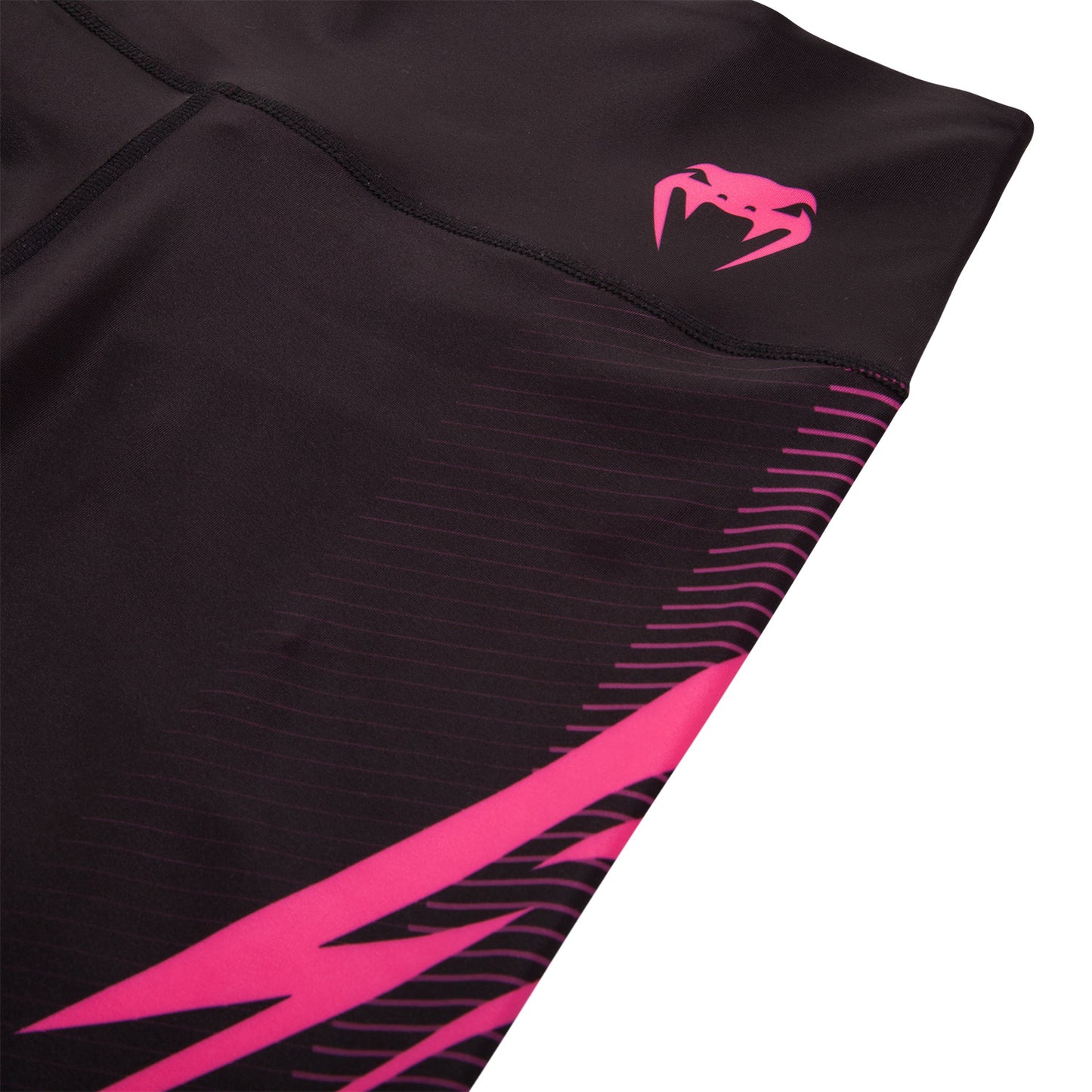 Leggins Cortos Venum Razor - Negro/Rosa