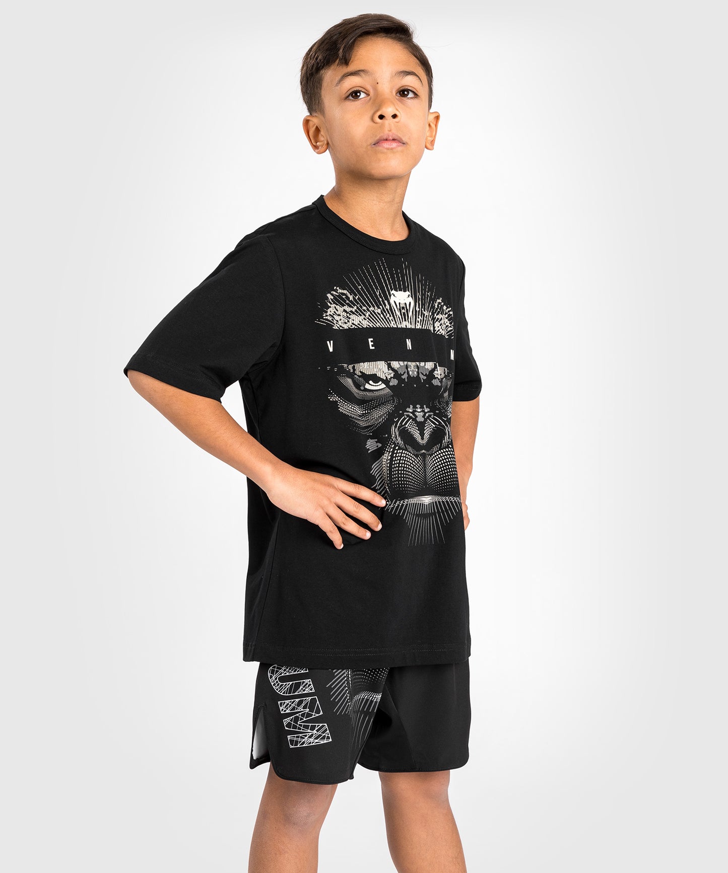 Venum Gorilla Jungle Camiseta para niños - Negro/Blanco