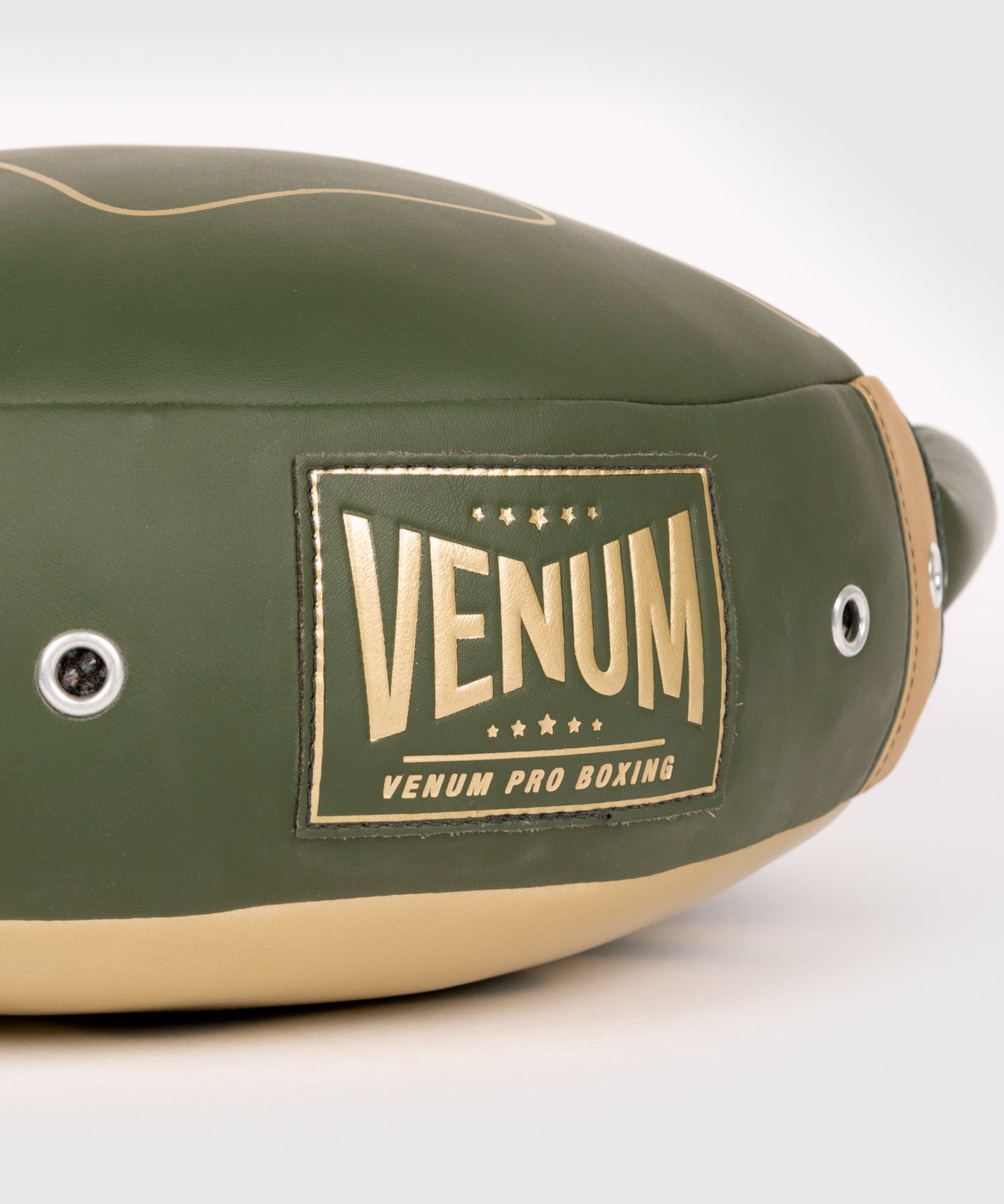Escudo de puño redondo Venum Pro Boxing - Caqui/Oro