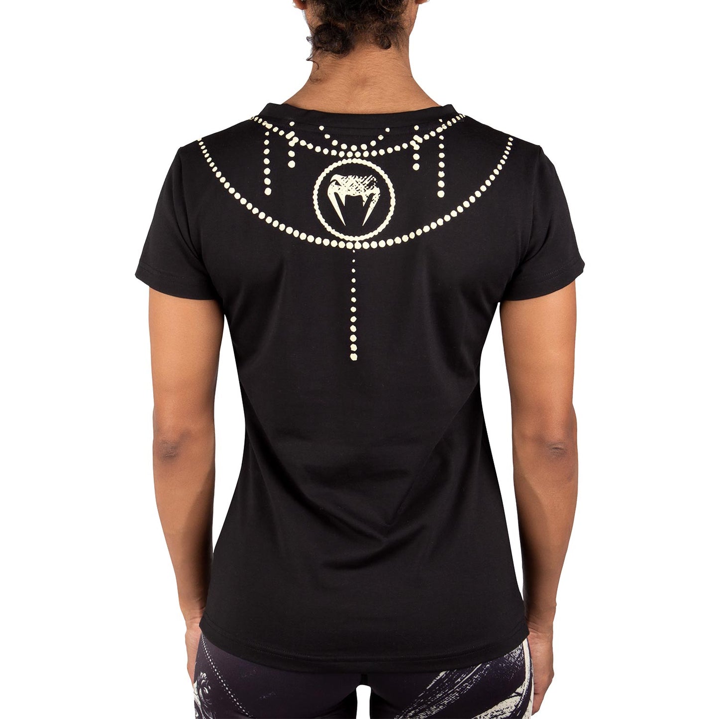 Camiseta Venum Santa Muerte - Para Mujeres - Negro/Amarillo