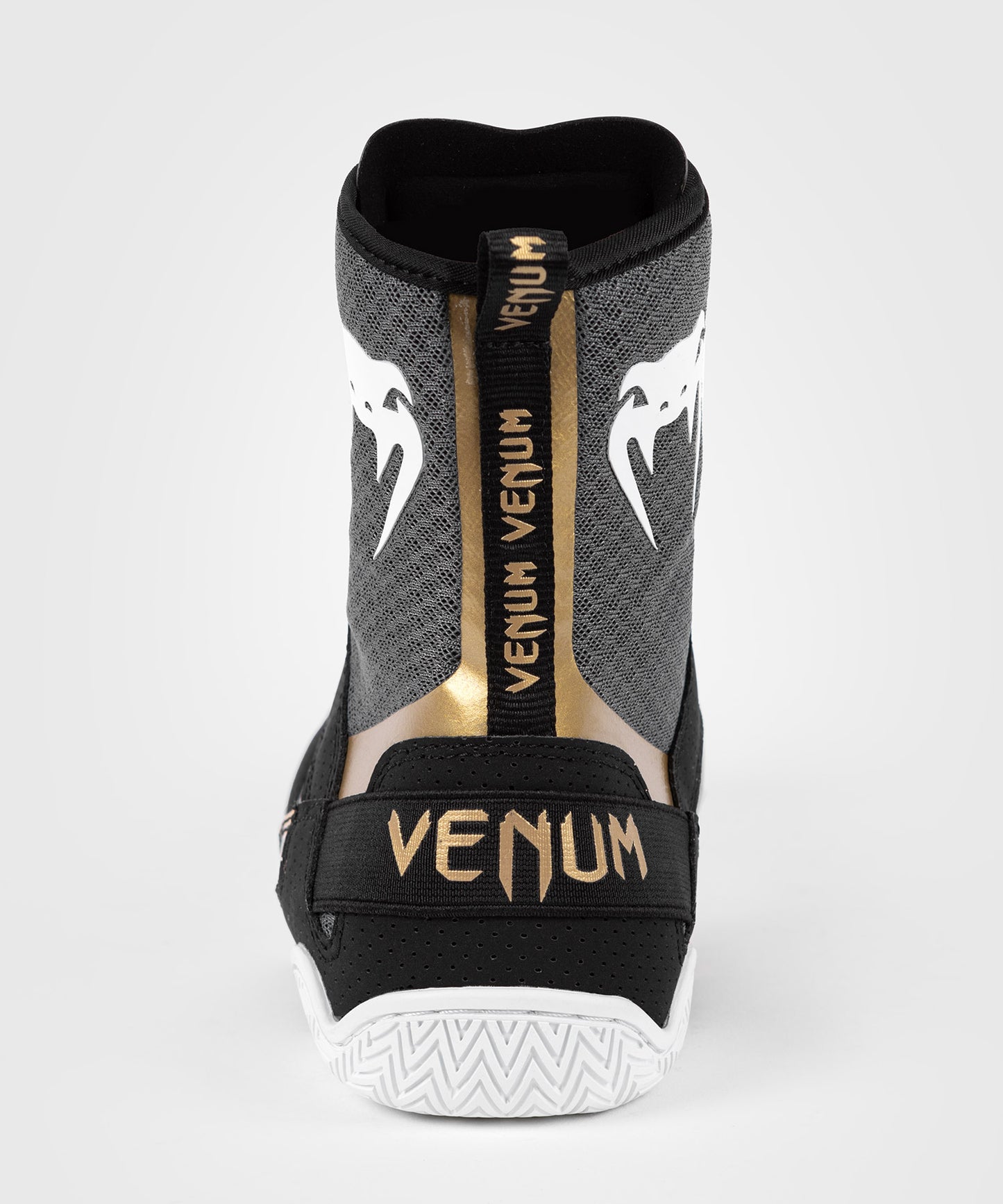 Venum Elite Zapatillas de Boxeo - Negro/Blanco/Oro