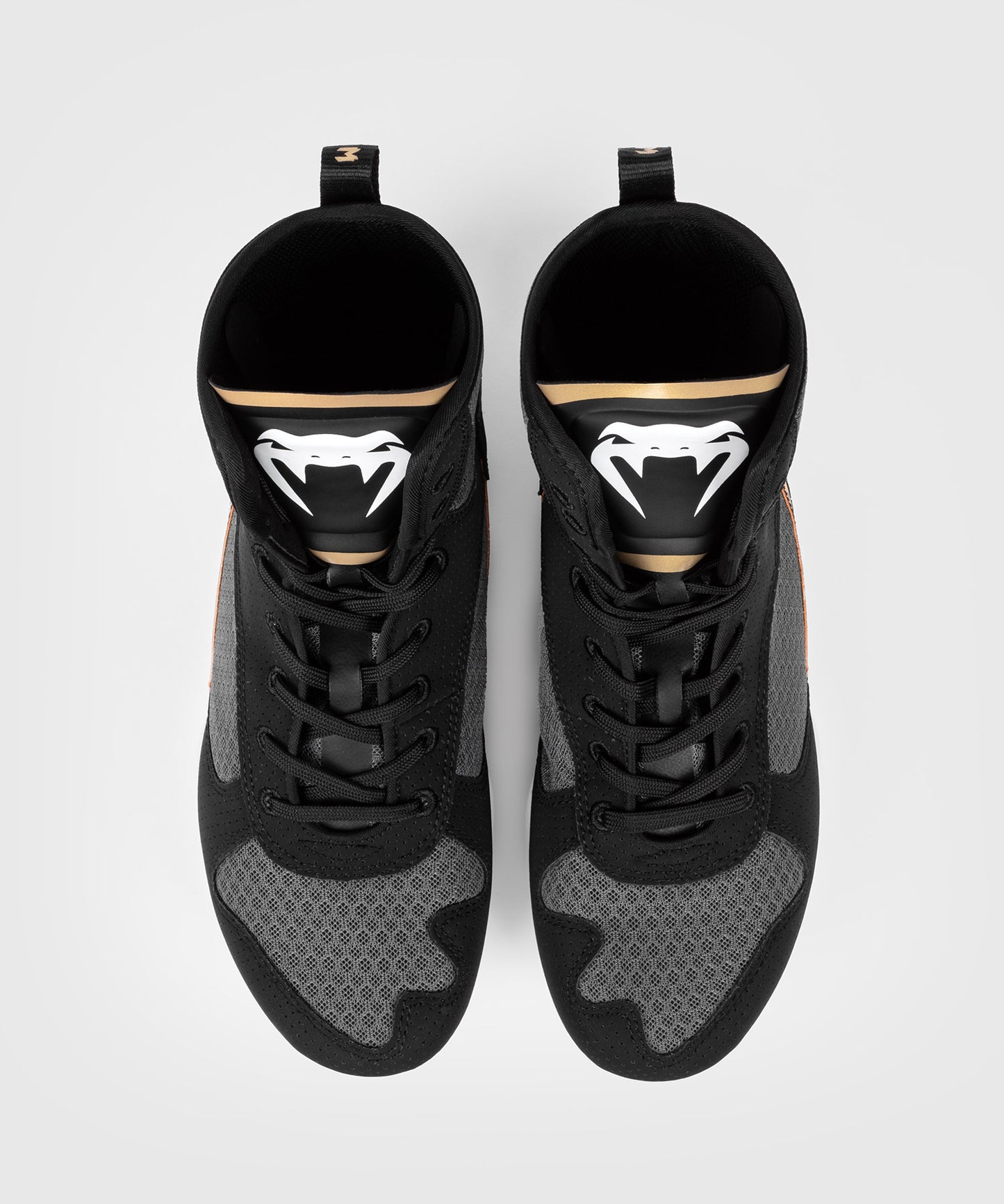 Venum Elite Zapatillas de Boxeo - Negro/Blanco/Oro