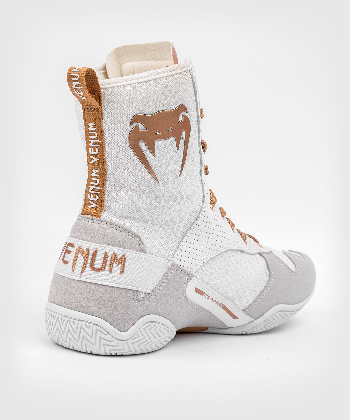 Zapatos de boxeo Venum Elite - Blanco/Oro