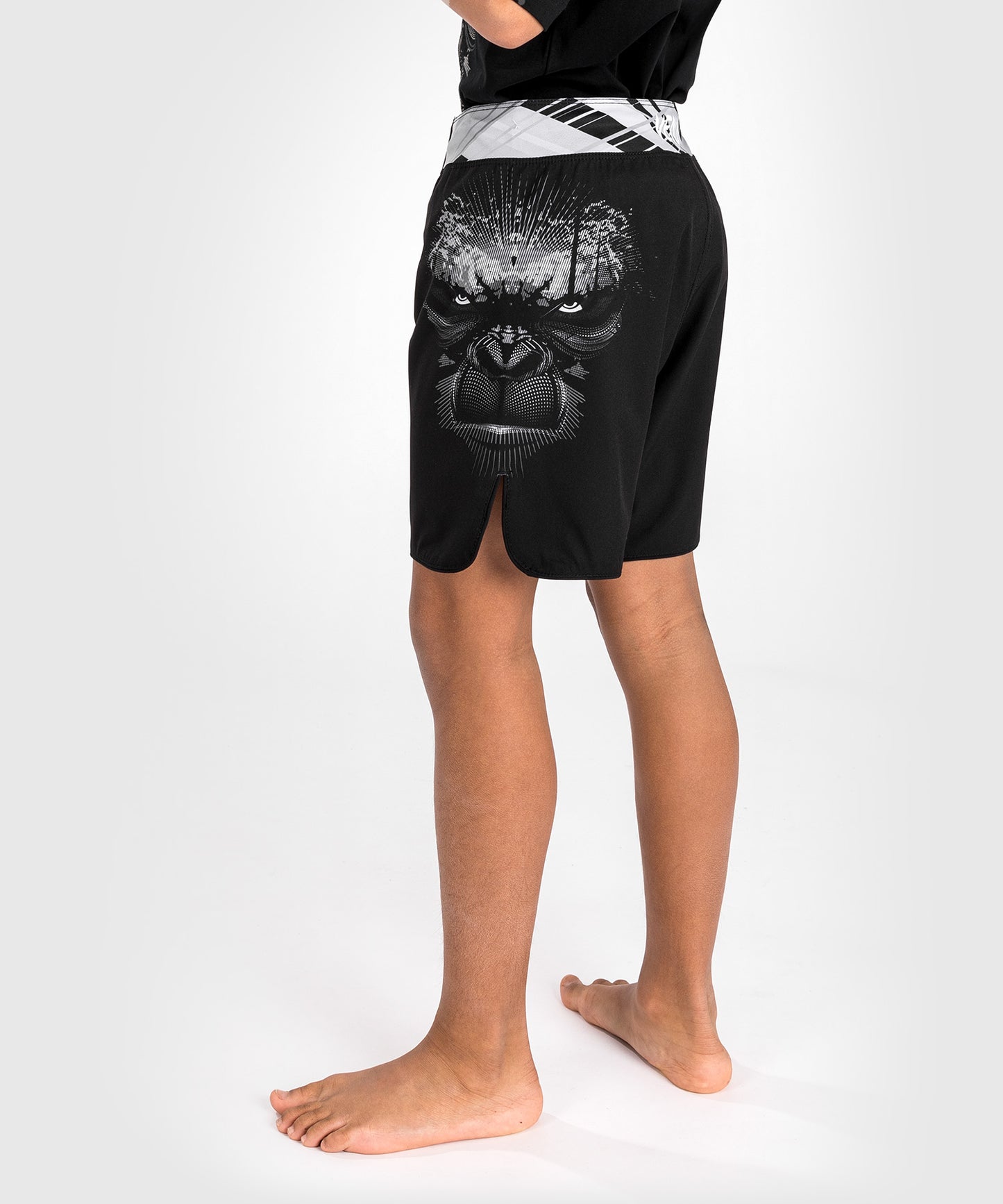Venum Gorilla Jungle Pantalones cortos de lucha para niños - Negro/Blanco