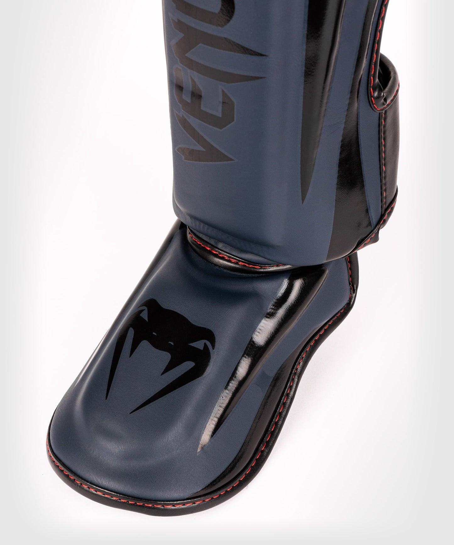 Espinilleras Venum Elite - Azul Marino/Negro-Rojo