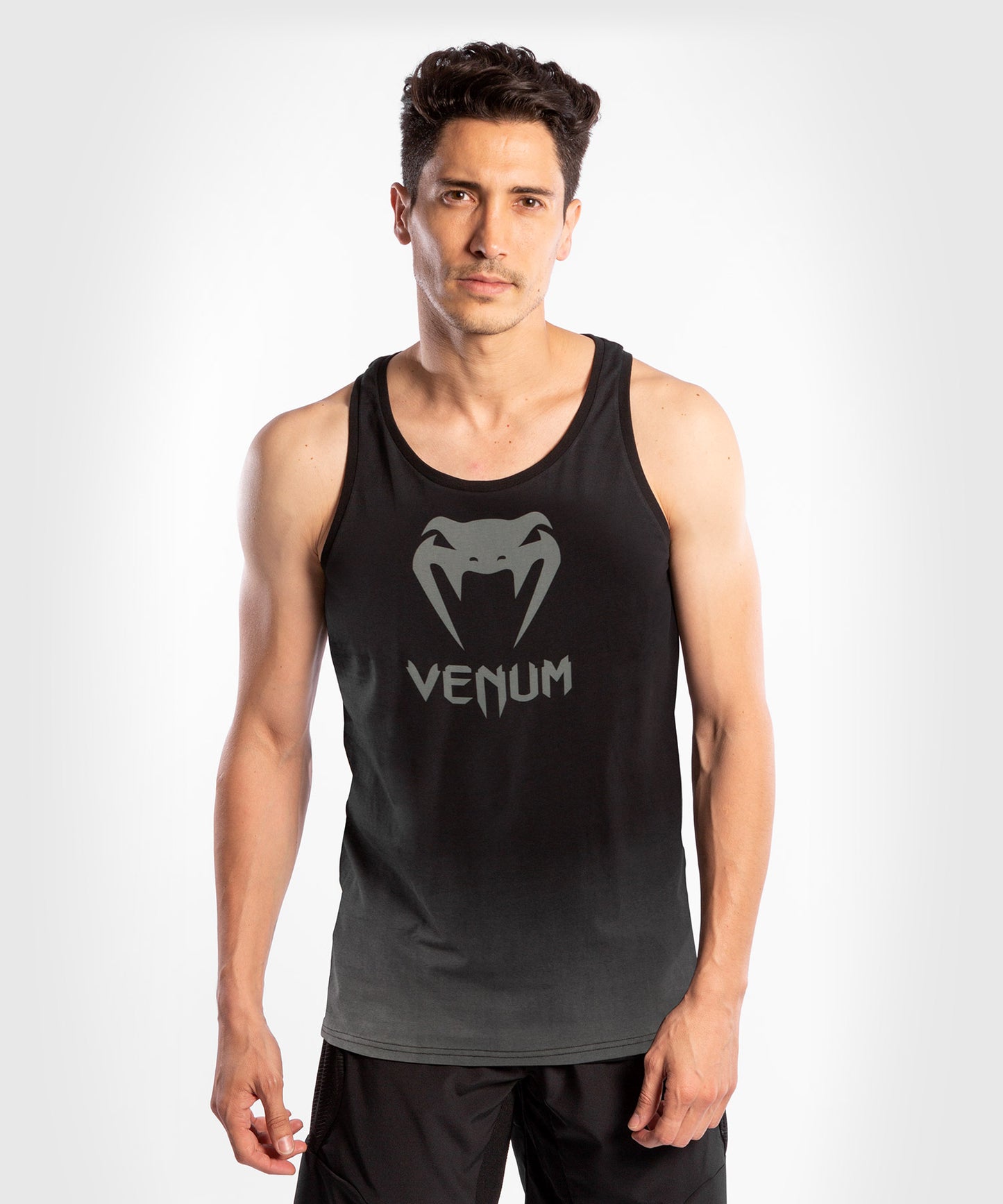 Camiseta sin mangas Venum Classic - Negro/Gris oscuro