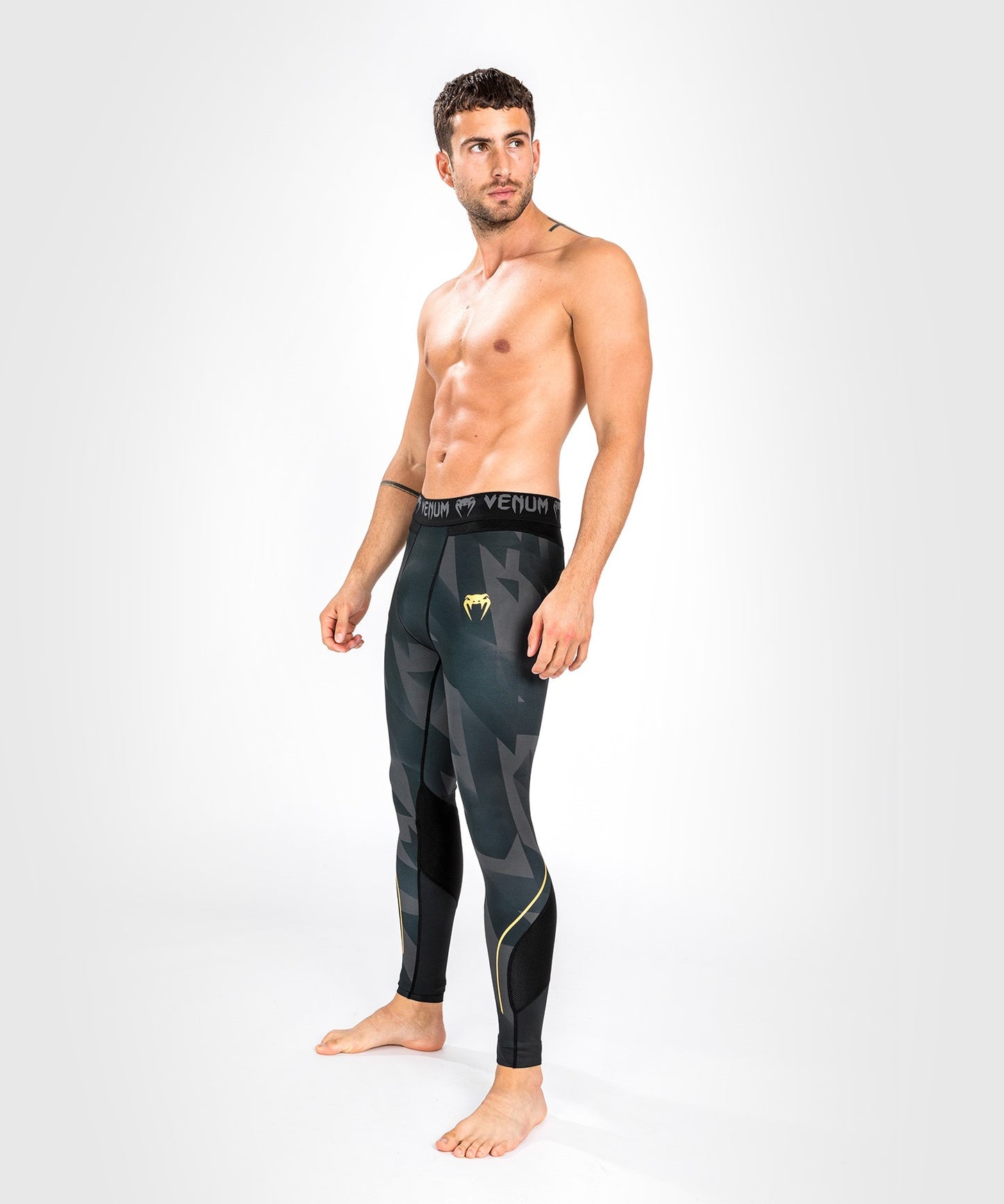 Pantalones de Compresión Venum Razor - Negro/Dorado