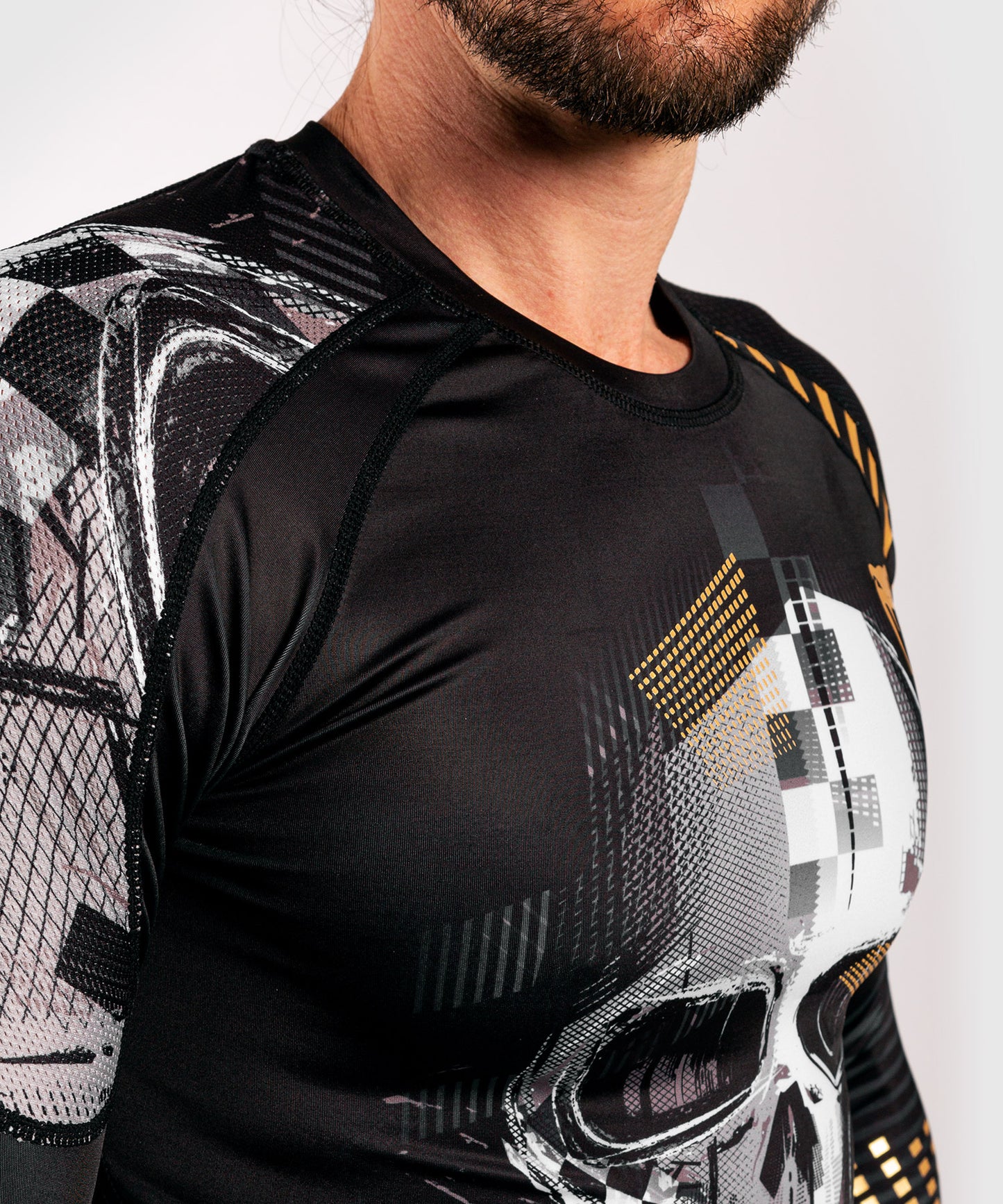 Rashguard Venum Skull - mangas largas - Negro