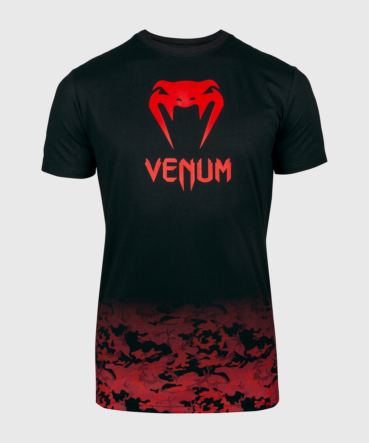 Camiseta Venum Classic - Negro/Rojo