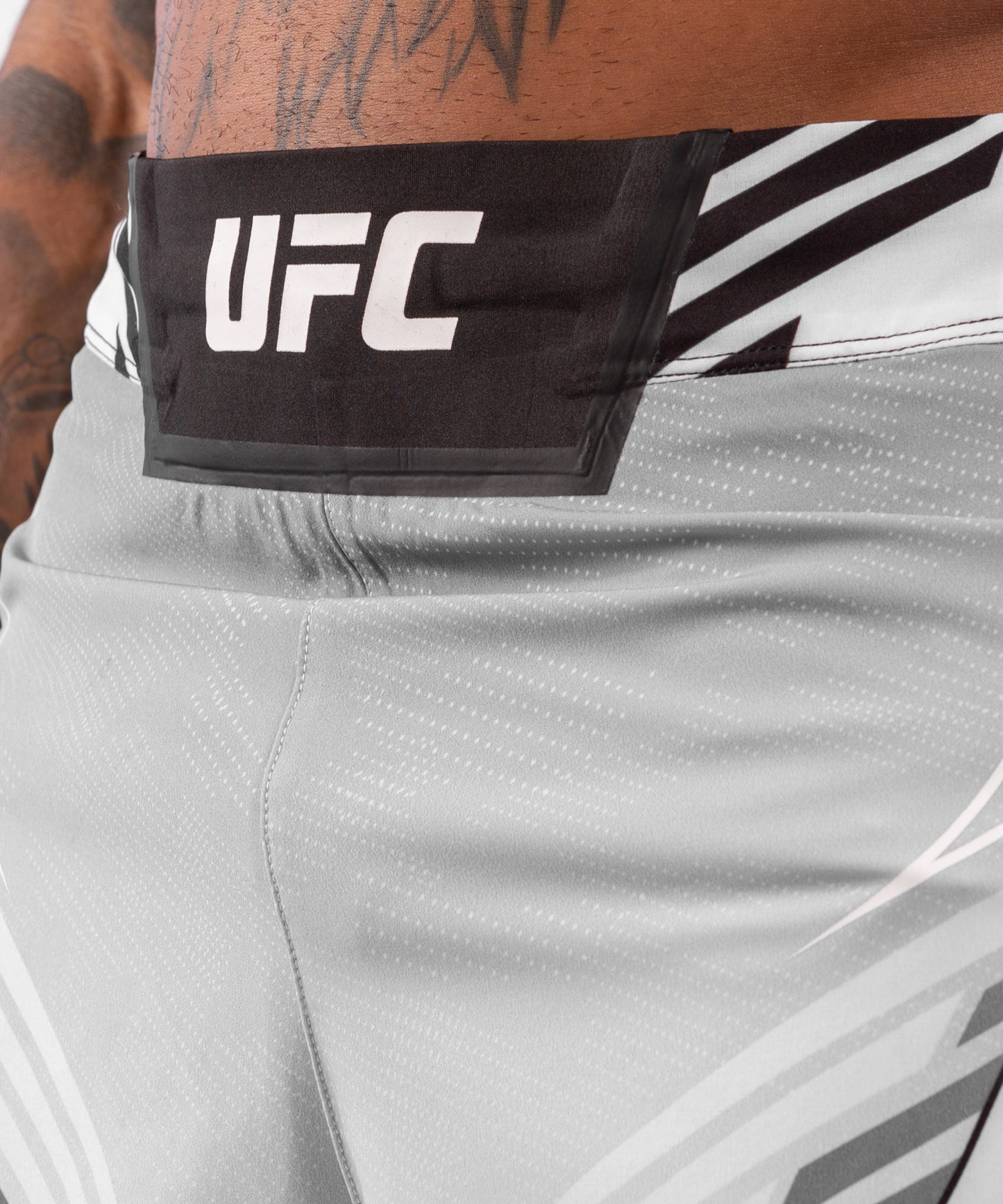 Pantalón De MMA Para Hombre UFC Venum Authentic Fight Night – Modelo Corto - Blanco