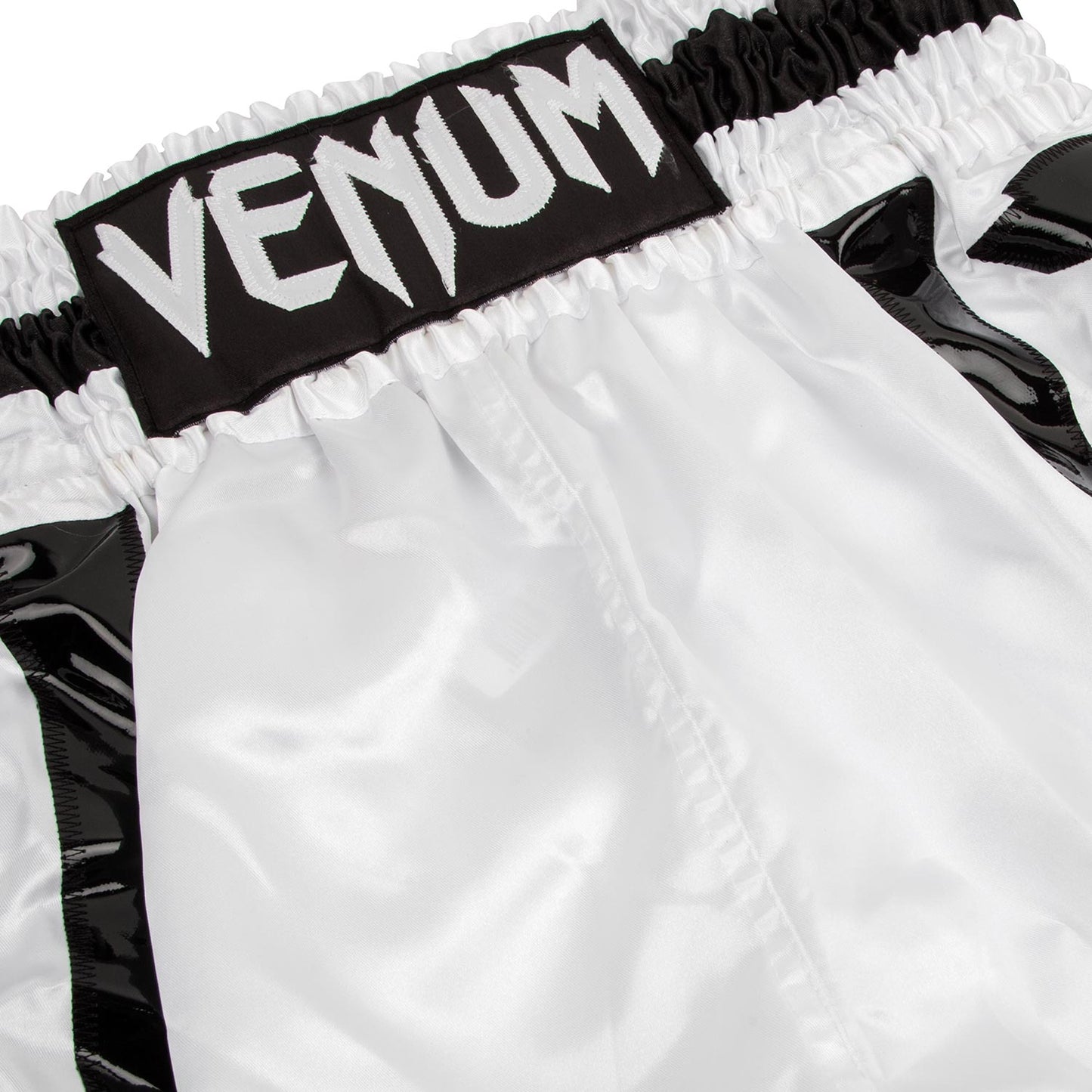 Pantalones de Boxeo Venum Elite - Blanco/Negro